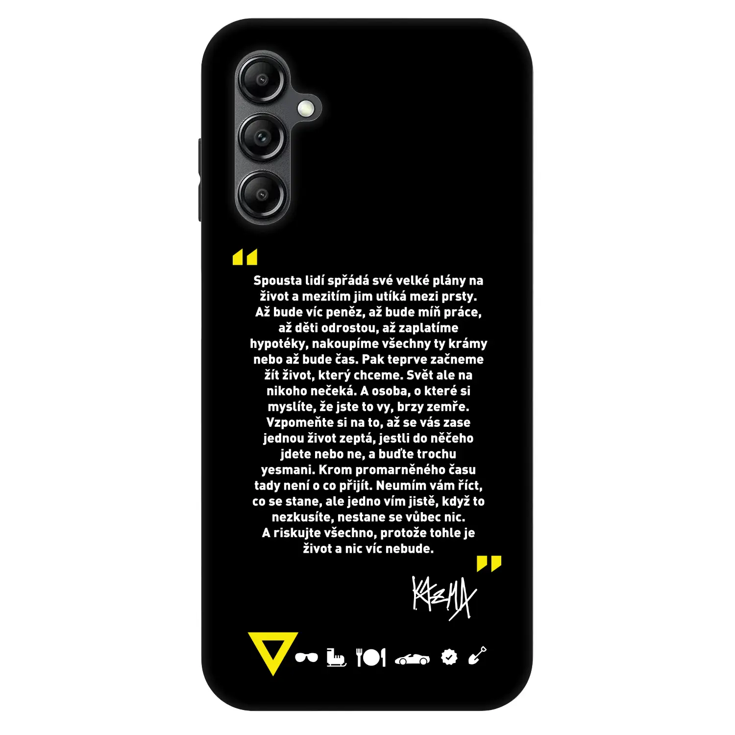 Fashion Case pro Samsung Galaxy A16 5G - Kazma - BUĎTE TROCHU YESMANI