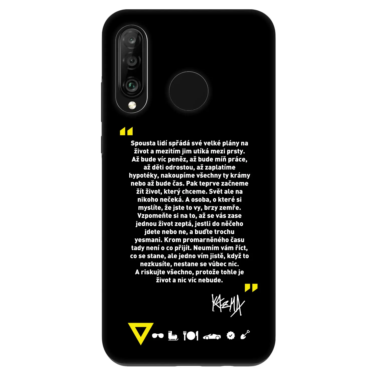 Fashion Case pro Huawei P30 Lite - Kazma - BUĎTE TROCHU YESMANI