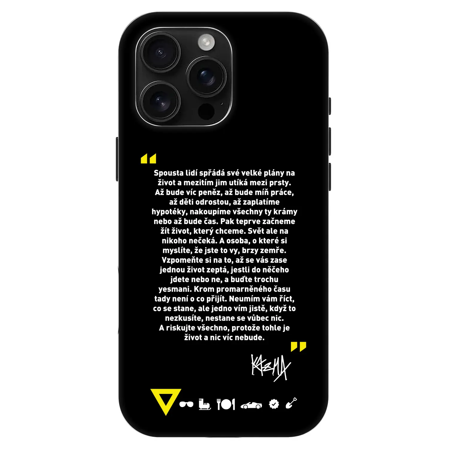 Fashion Case MagSafe Apple iPhone 16 Pro Max - Kazma - BUĎTE TROCHU YESMANI