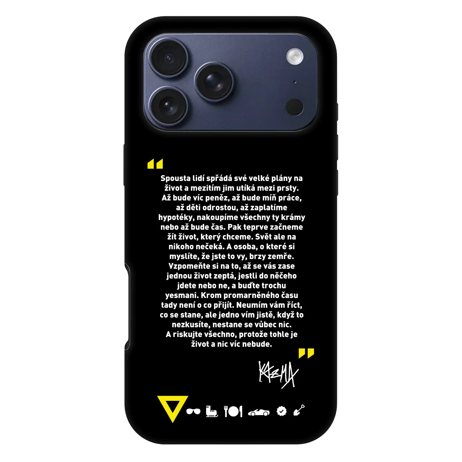 Fashion Case MagSafe Apple iPhone 17 Pro Max - Kazma - BUĎTE TROCHU YESMANI