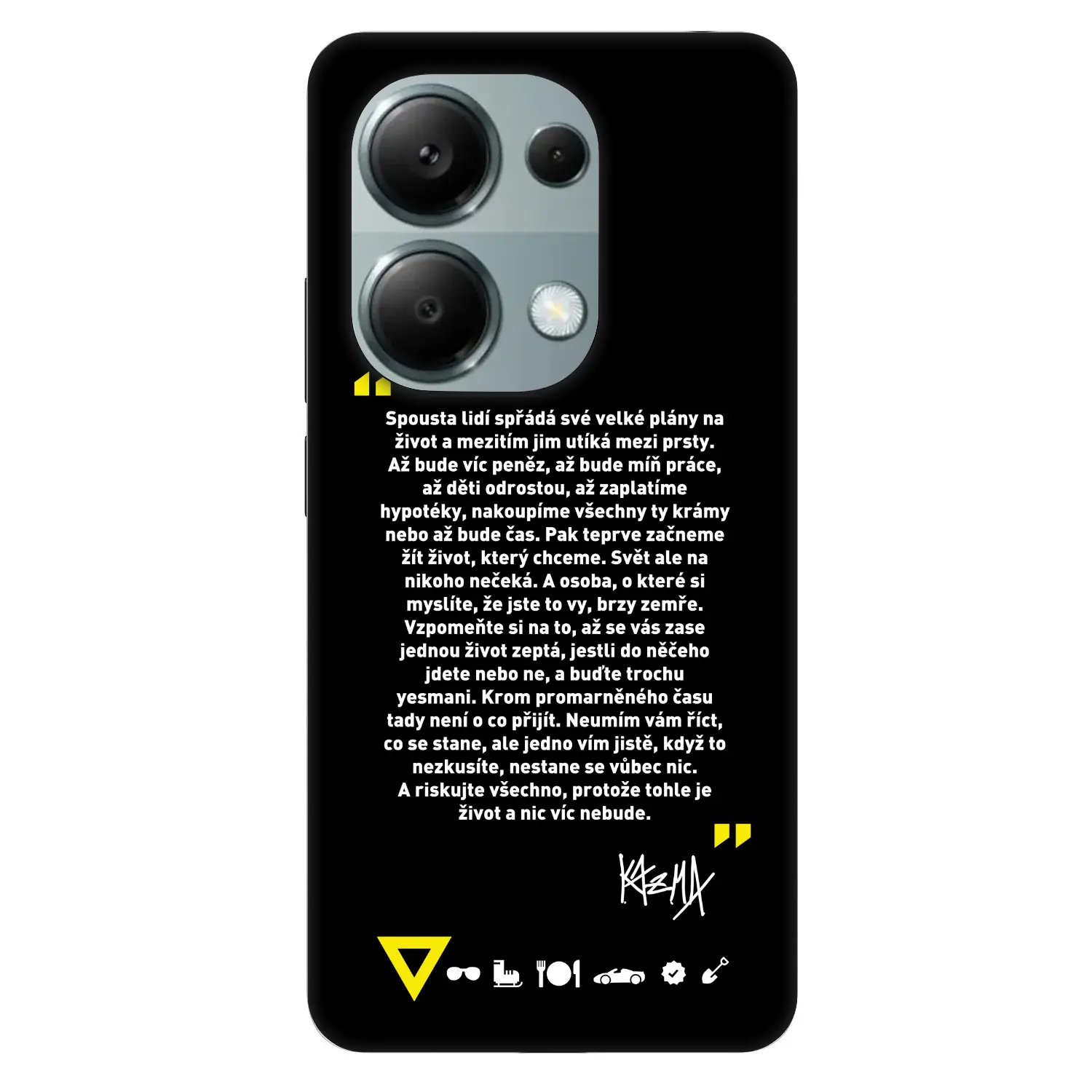 Fashion Case pro Xiaomi Redmi Note 13 Pro 4G - Kazma - BUĎTE TROCHU YESMANI