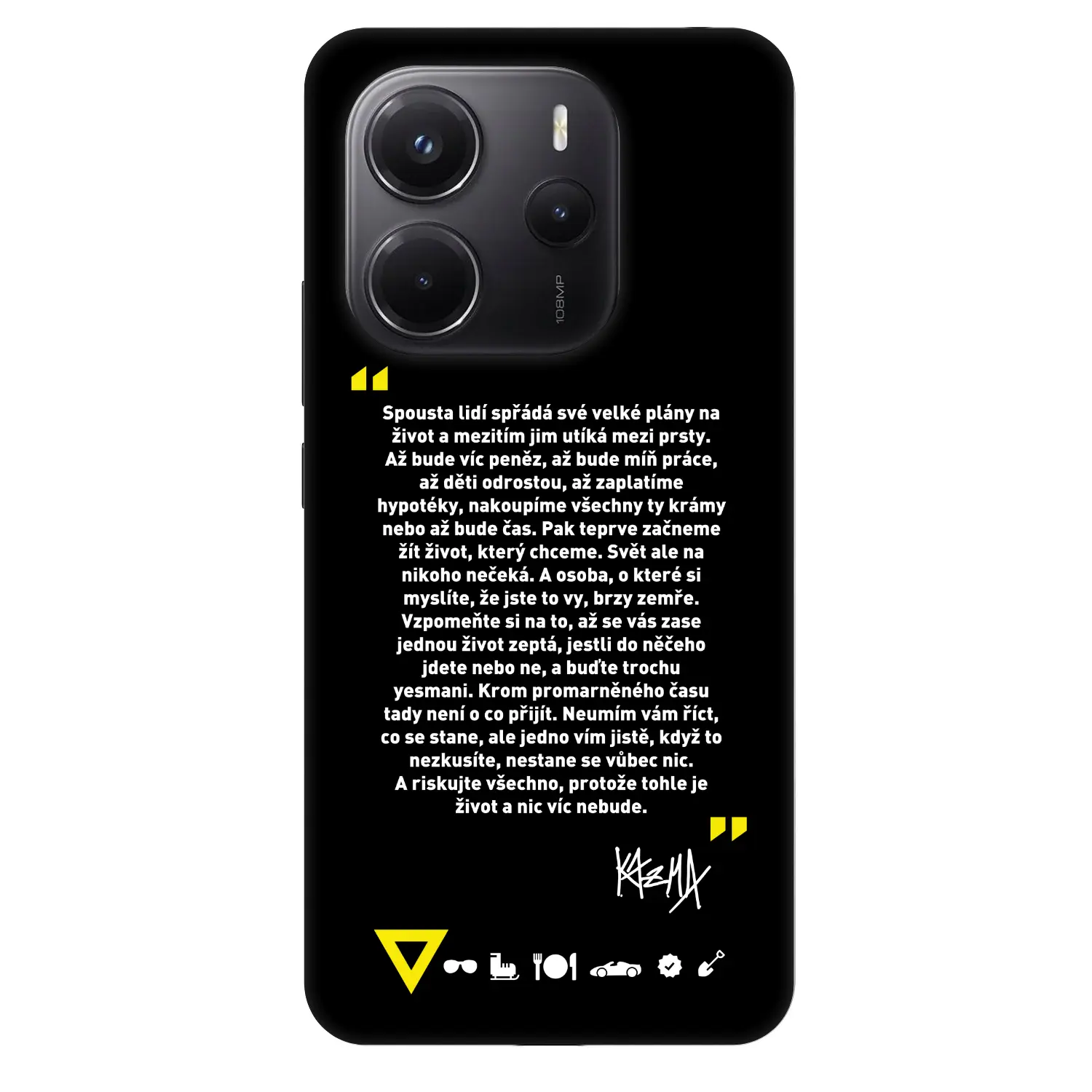 Fashion Case pro Xiaomi Redmi Note 14 4G - Kazma - BUĎTE TROCHU YESMANI