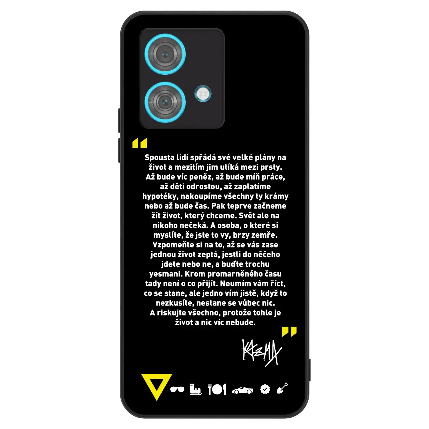 ULTIMATE CASE pro Motorola Edge 40 Neo - Kazma - BUĎTE TROCHU YESMANI