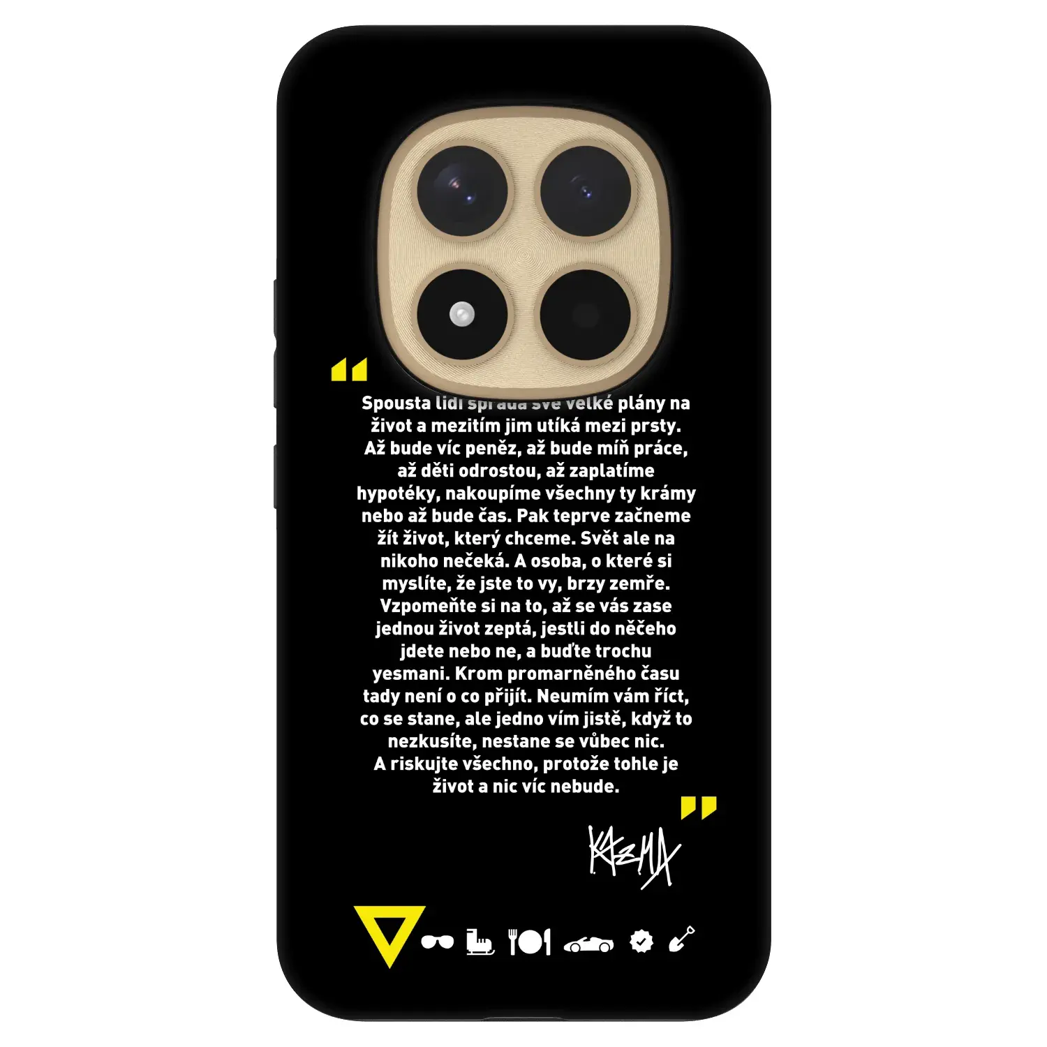 Fashion Case pro Xiaomi Redmi Note 15 Pro+ - Kazma - BUĎTE TROCHU YESMANI