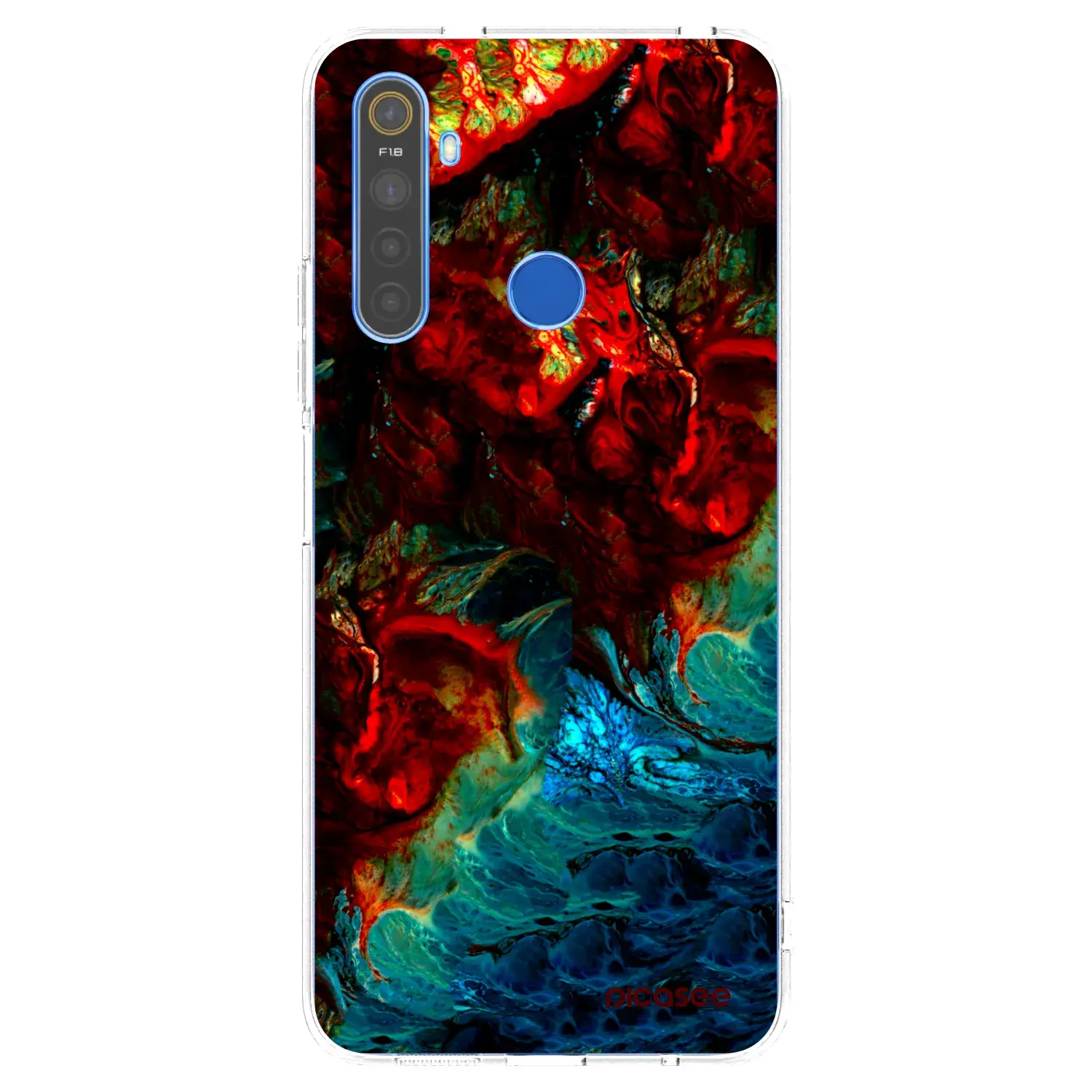 Silikonový průhledný obal pro Realme 5 - Universe