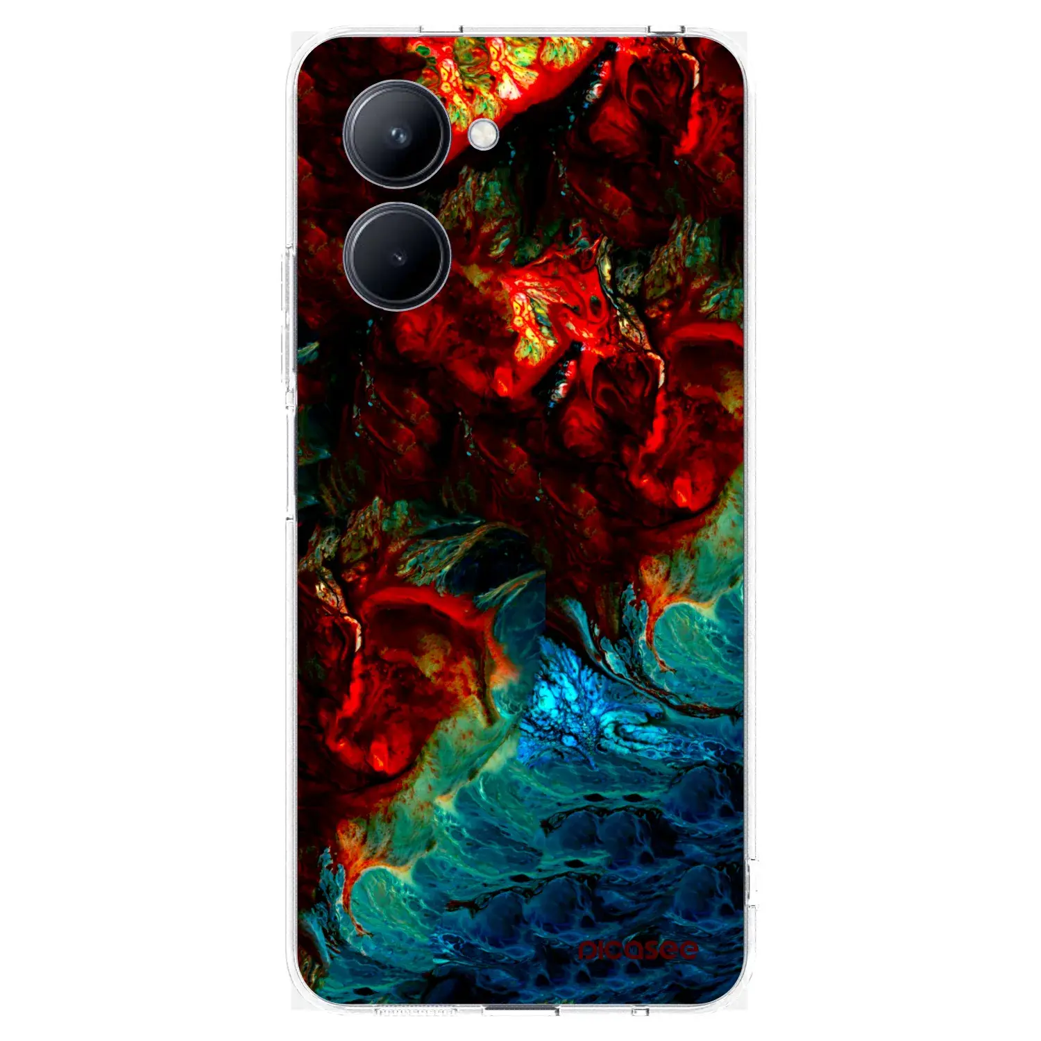 Silikonový průhledný obal pro Realme C33 (2023) - Universe
