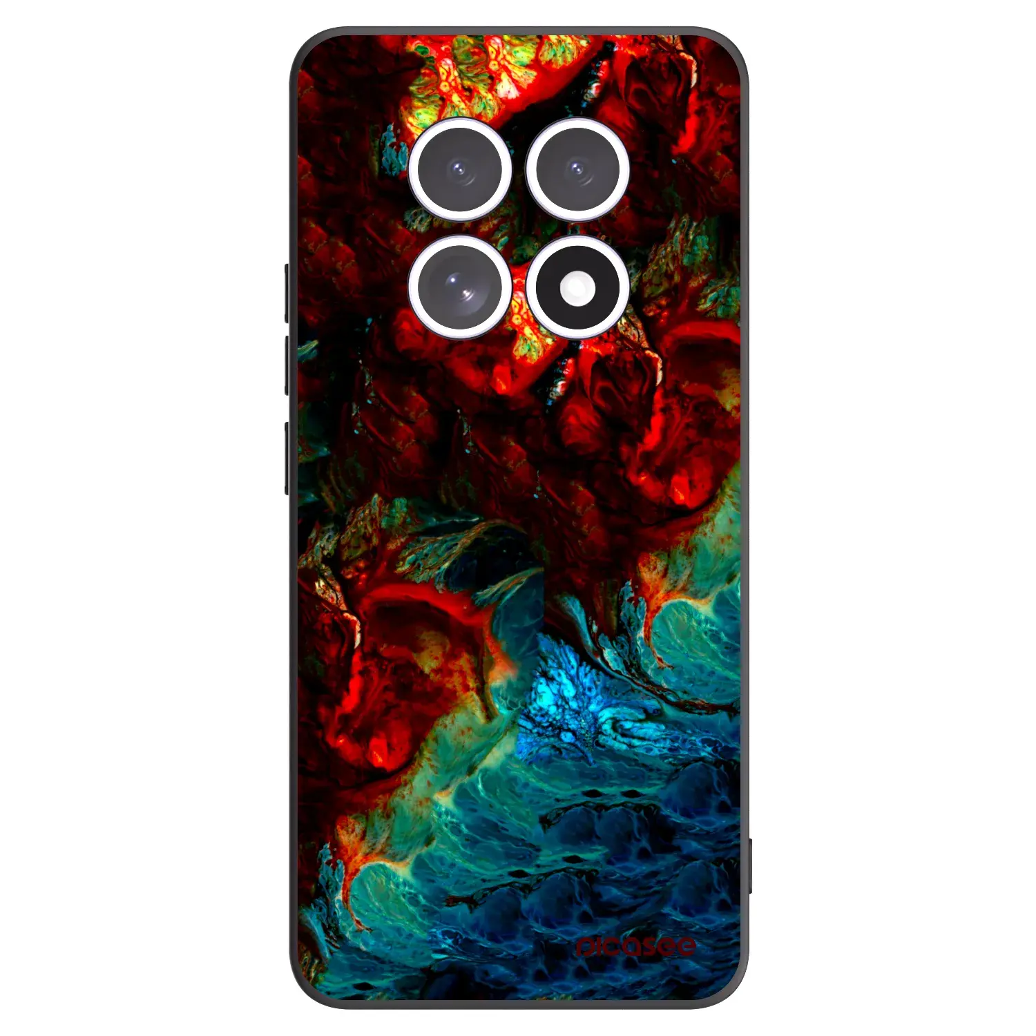 Silikonový černý obal pro Xiaomi Redmi Note 15 4G - Universe