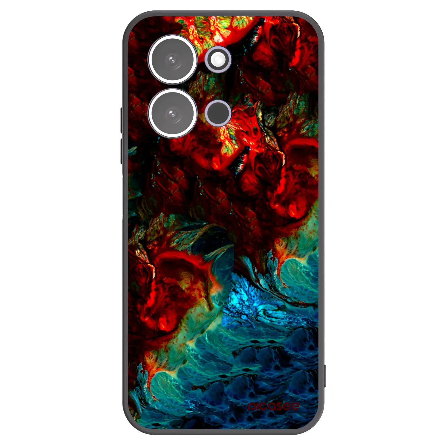 Silikonový černý obal pro Xiaomi Redmi 15C 5G - Universe