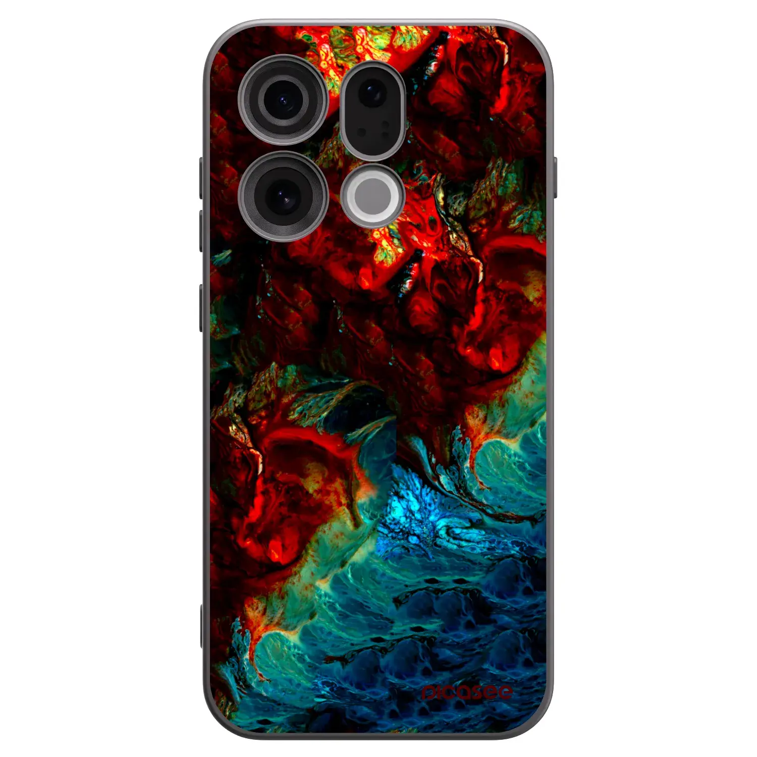 Silikonový černý obal pro OPPO Find X9 - Universe