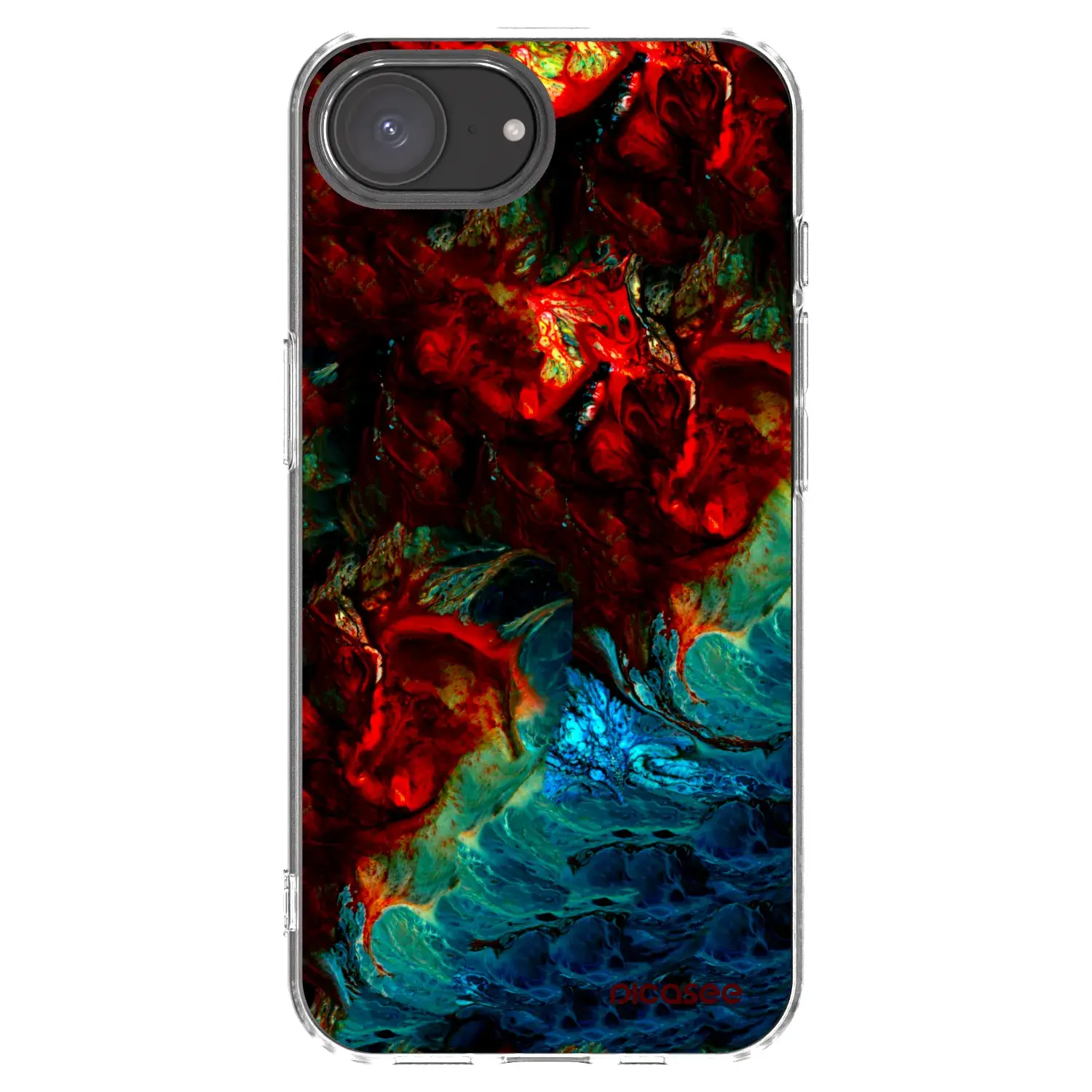 Silikonový průhledný obal pro Apple iPhone 17e - Universe