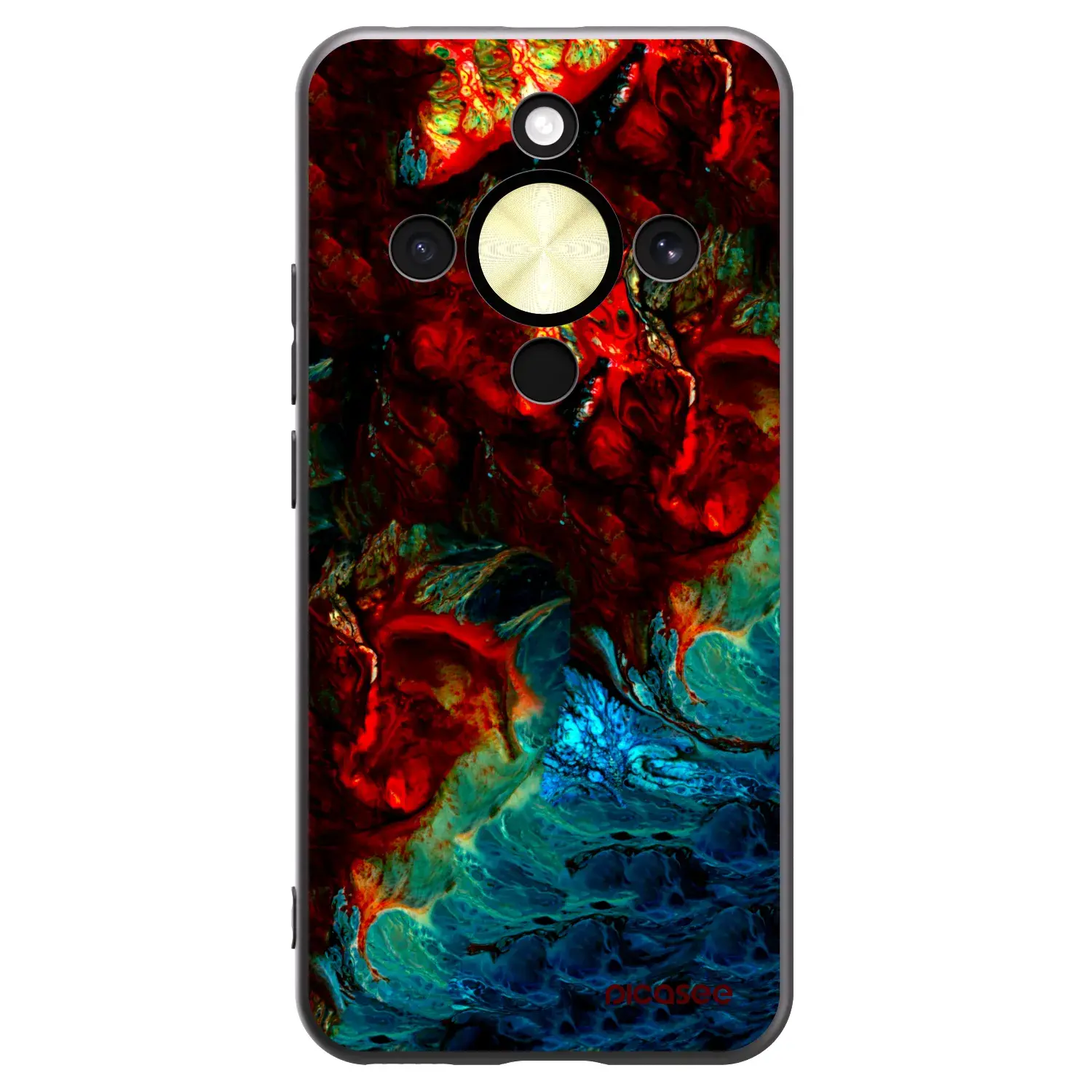 Silikonový černý obal pro Honor Magic8 Lite 5G - Universe
