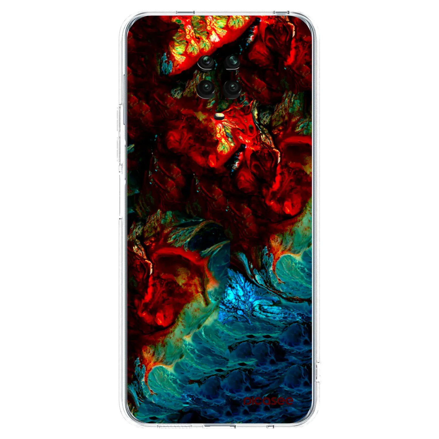 Silikonový průhledný obal pro Xiaomi Redmi Note 9S - Universe