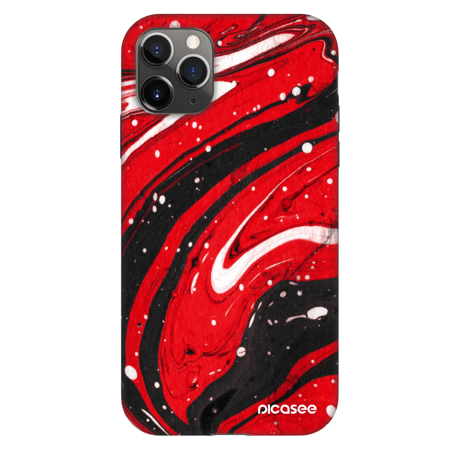 Fashion Case pro Apple iPhone 11 Pro - Red black