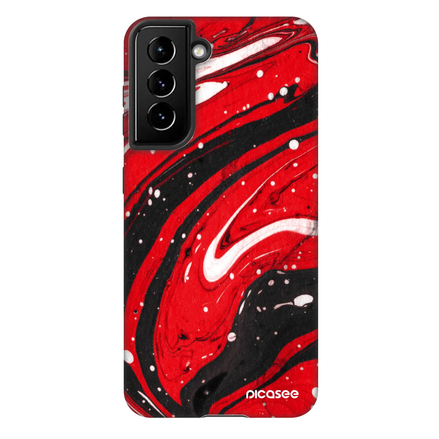 Fashion Case pro Samsung Galaxy S22 5G - Red black