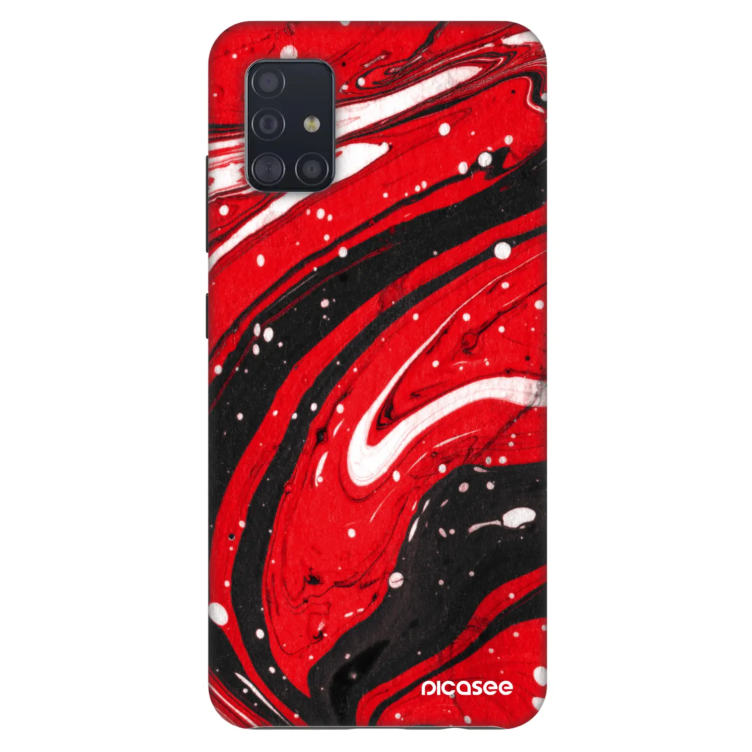 Fashion Case pro Samsung Galaxy A51 A515F - Red black