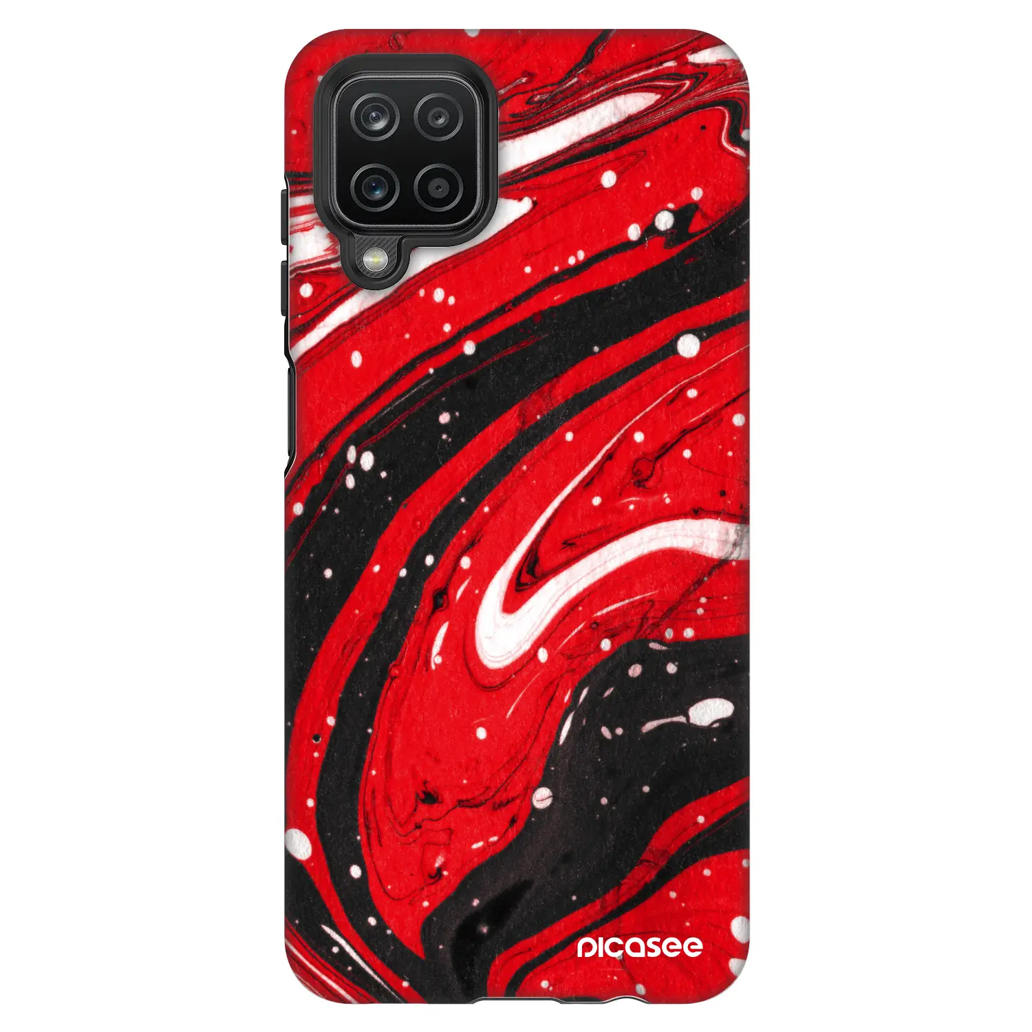 Fashion Case pro Samsung Galaxy A12 A125F - Red black