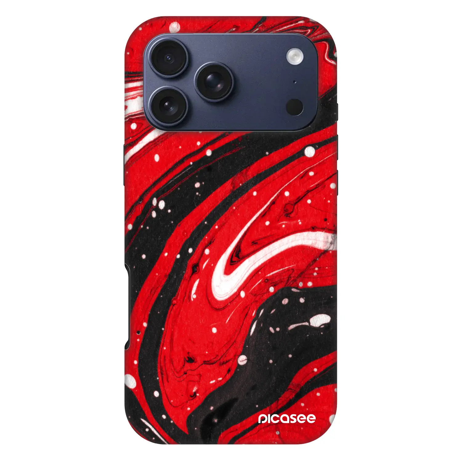 Fashion Case MagSafe Apple iPhone 17 Pro Max - Red black