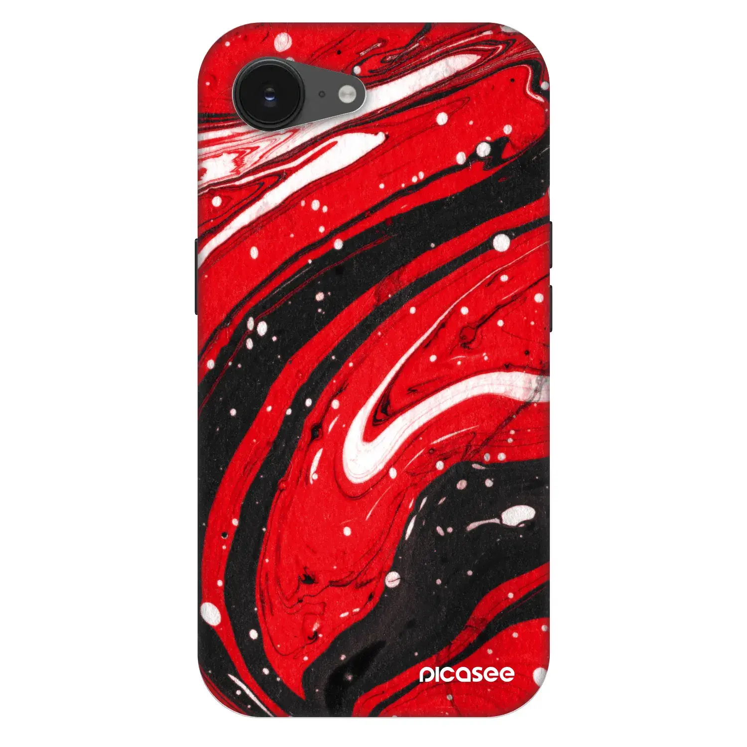Fashion Case MagSafe Apple iPhone 17e - Red black