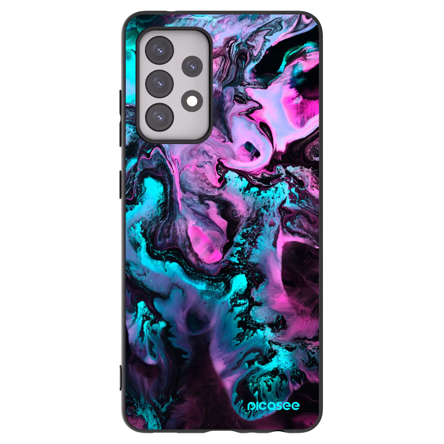 Silikonový černý obal pro Samsung Galaxy A52s 5G A528B - Lean