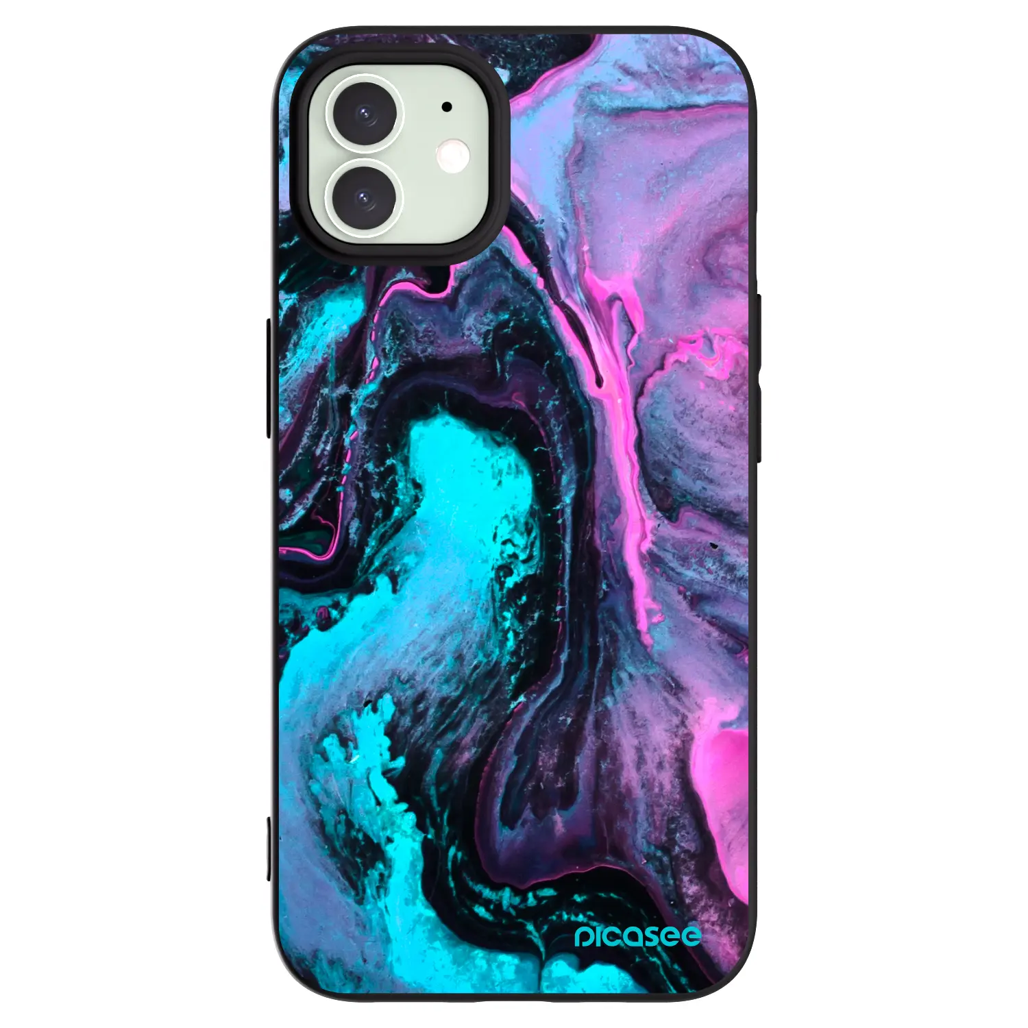 Silikonový černý obal pro Apple iPhone 12 Pro - Lean 2