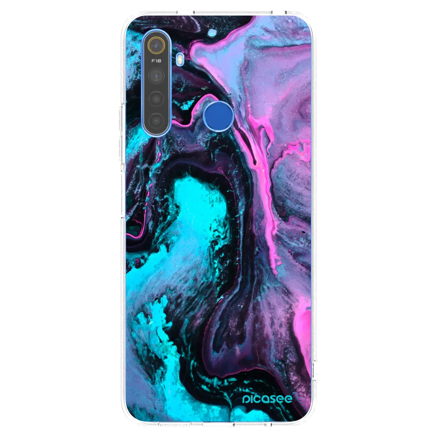 Silikonový průhledný obal pro Realme 5 - Lean 2