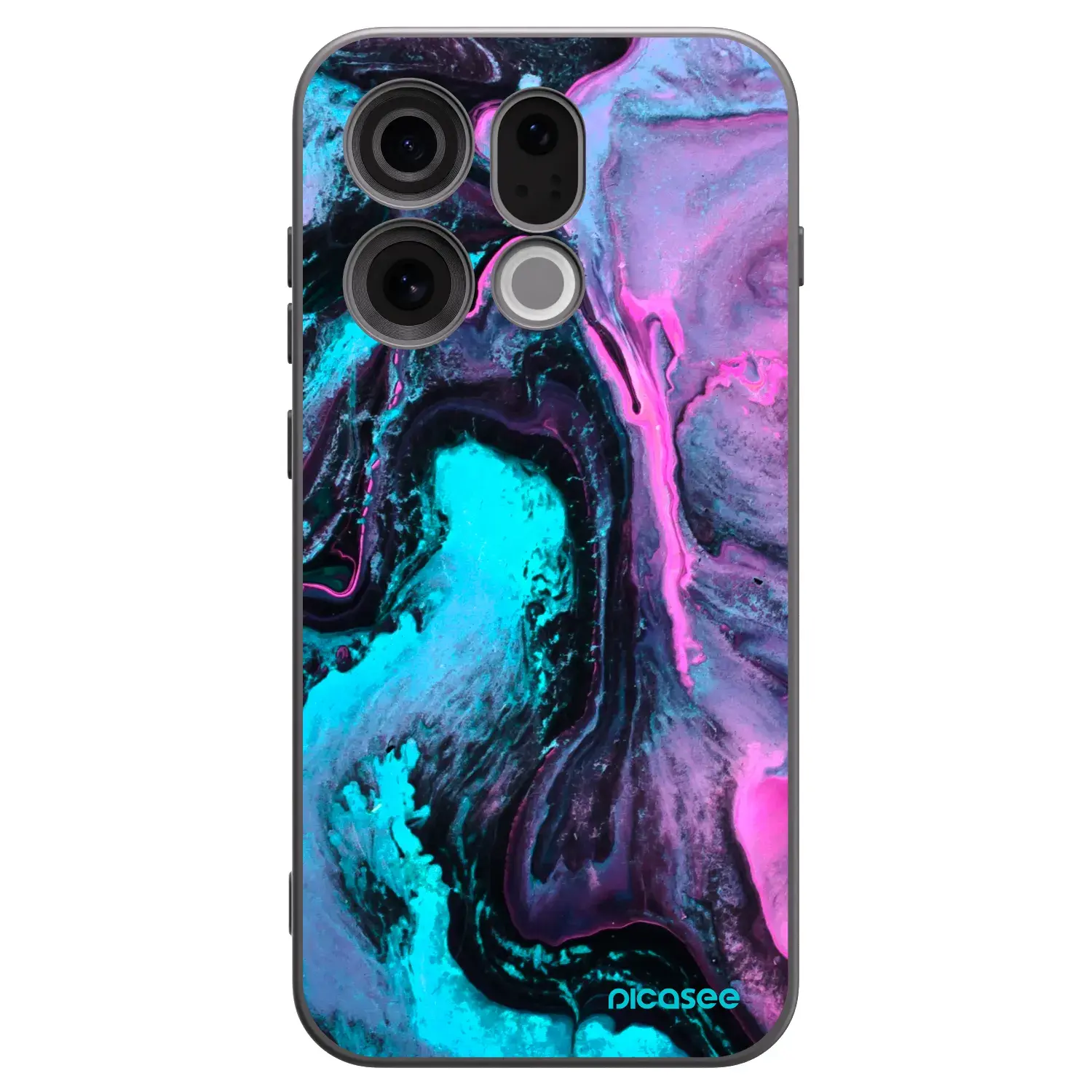 Silikonový černý obal pro OPPO Find X9 - Lean 2