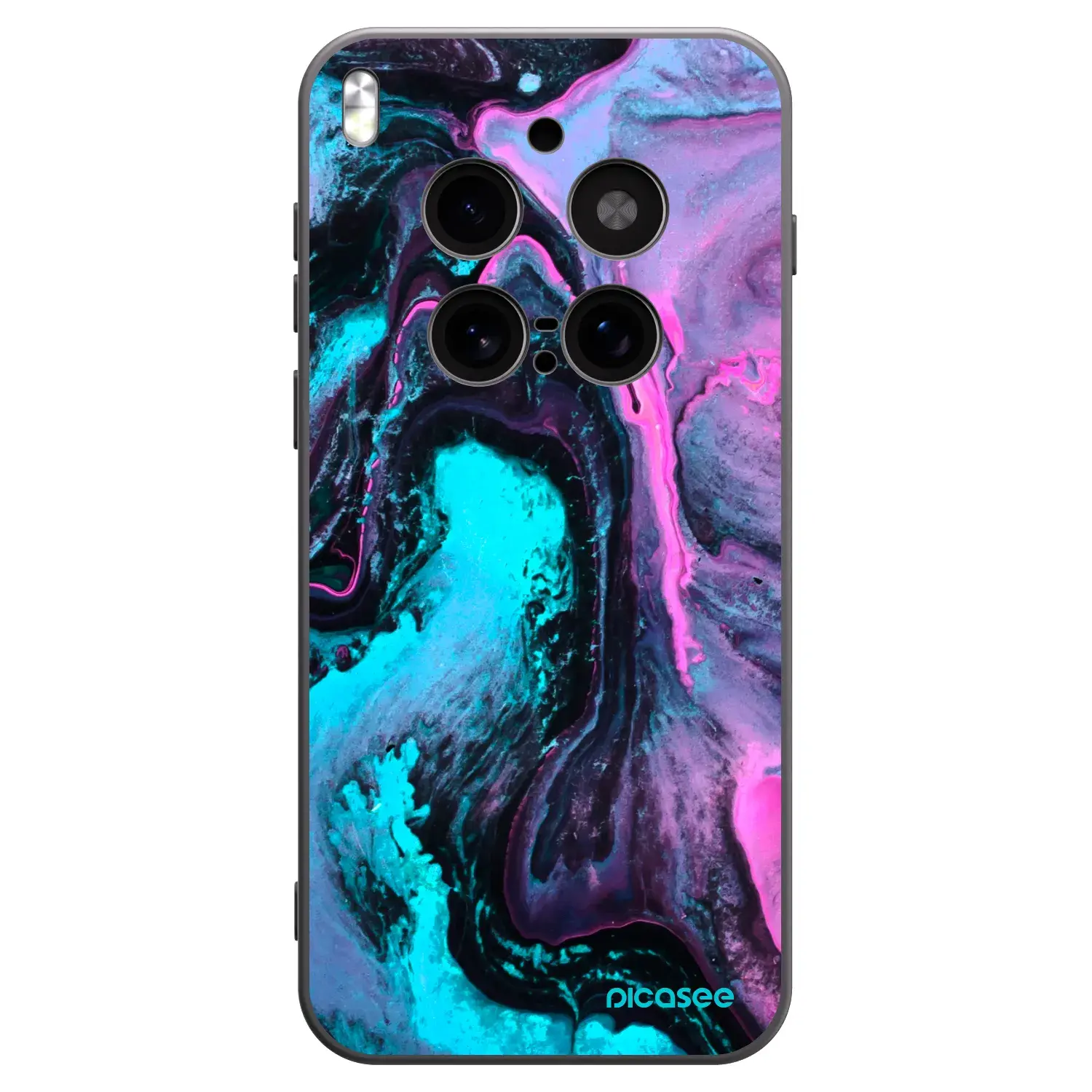 Silikonový černý obal pro Vivo X300 Pro - Lean 2