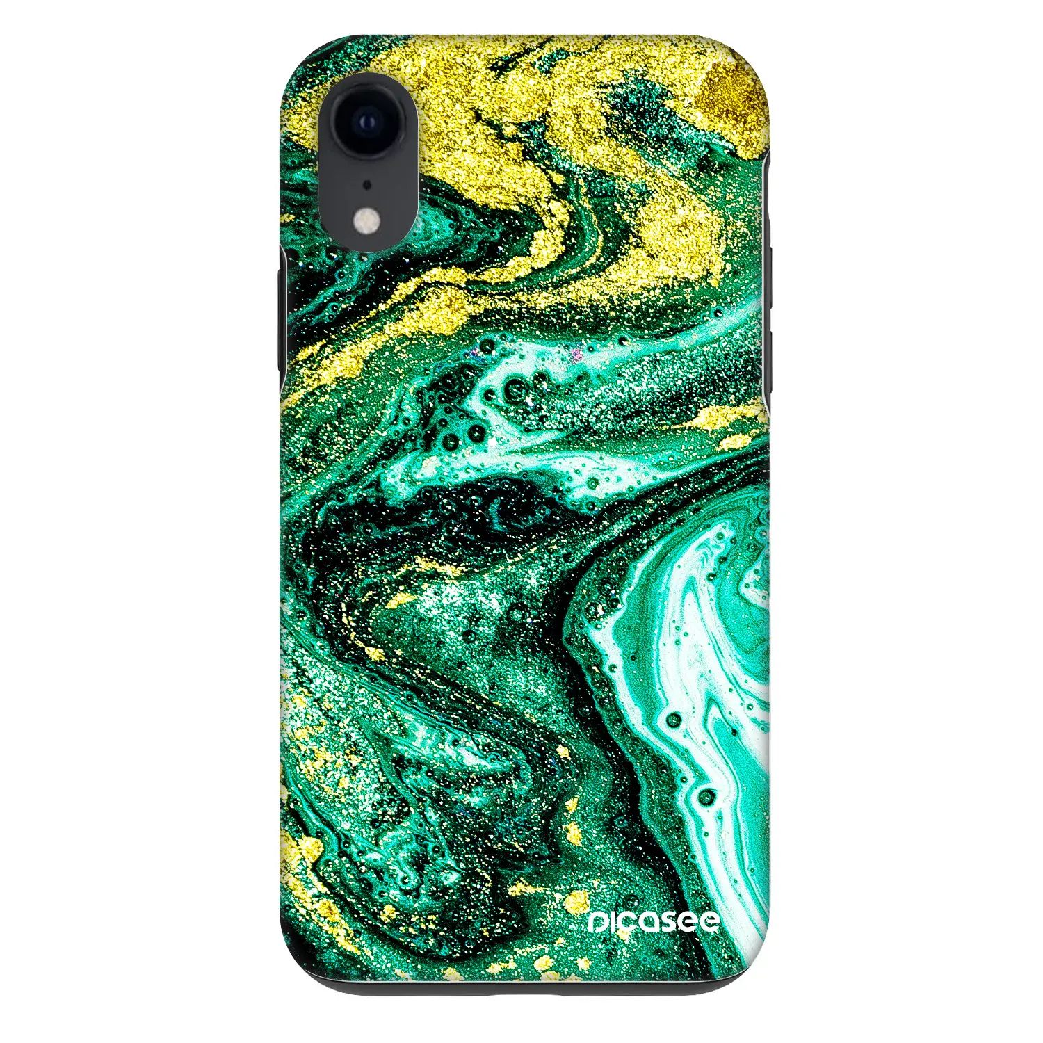 Fashion Case pro Apple iPhone XR - Green Gold