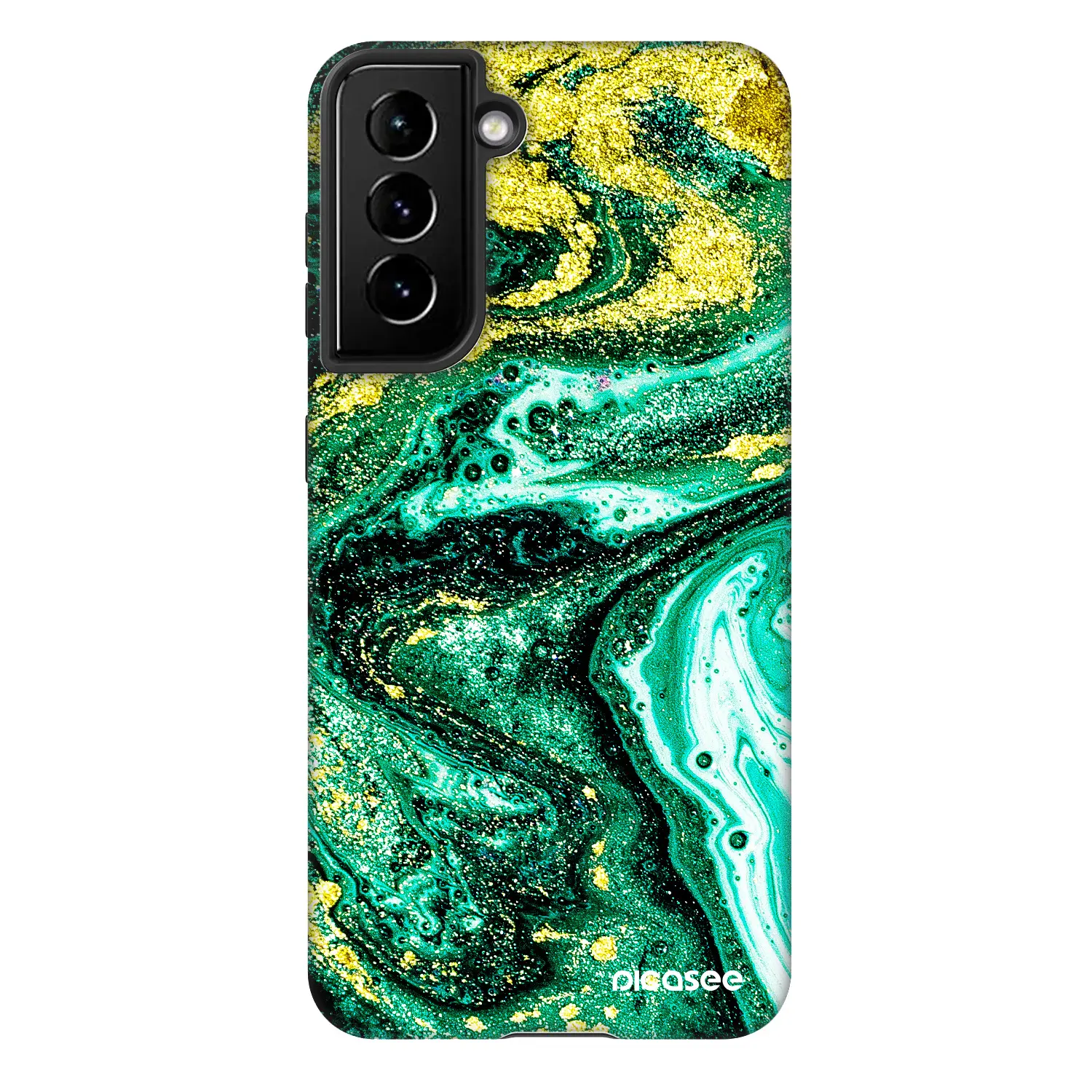 Fashion Case pro Samsung Galaxy S22 5G - Green Gold