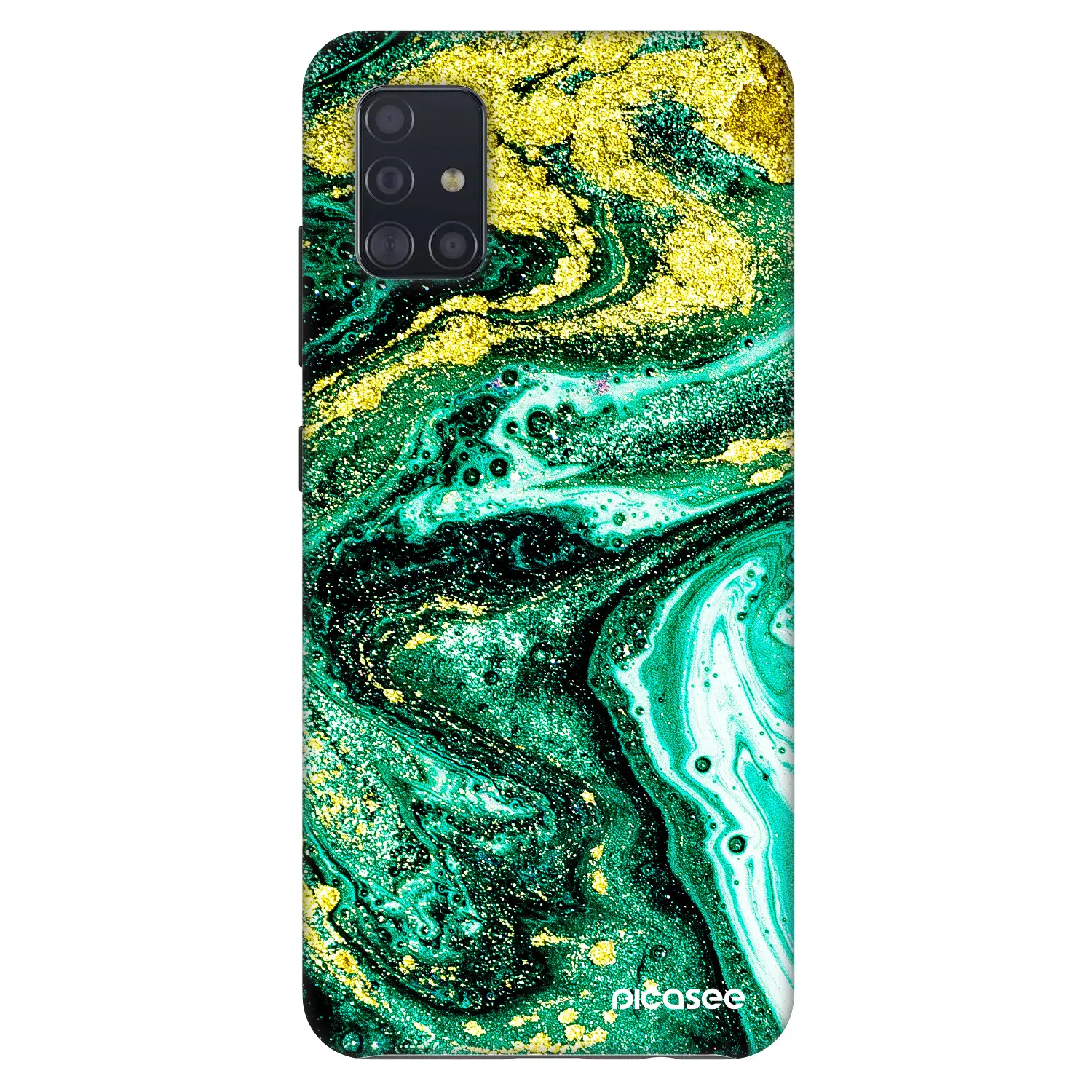 Fashion Case pro Samsung Galaxy A51 A515F - Green Gold