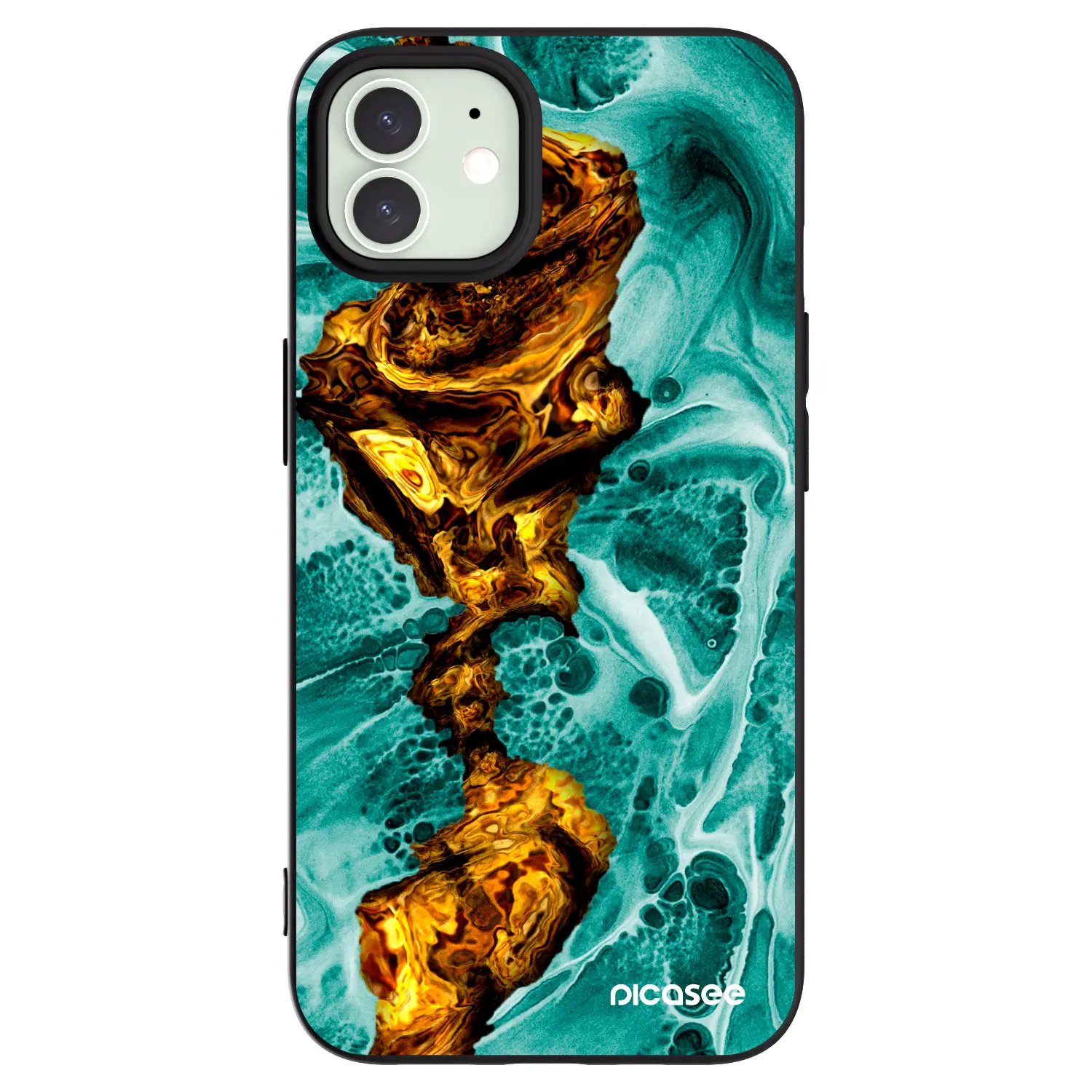 Silikonový černý obal pro Apple iPhone 12 Pro - Goldsky