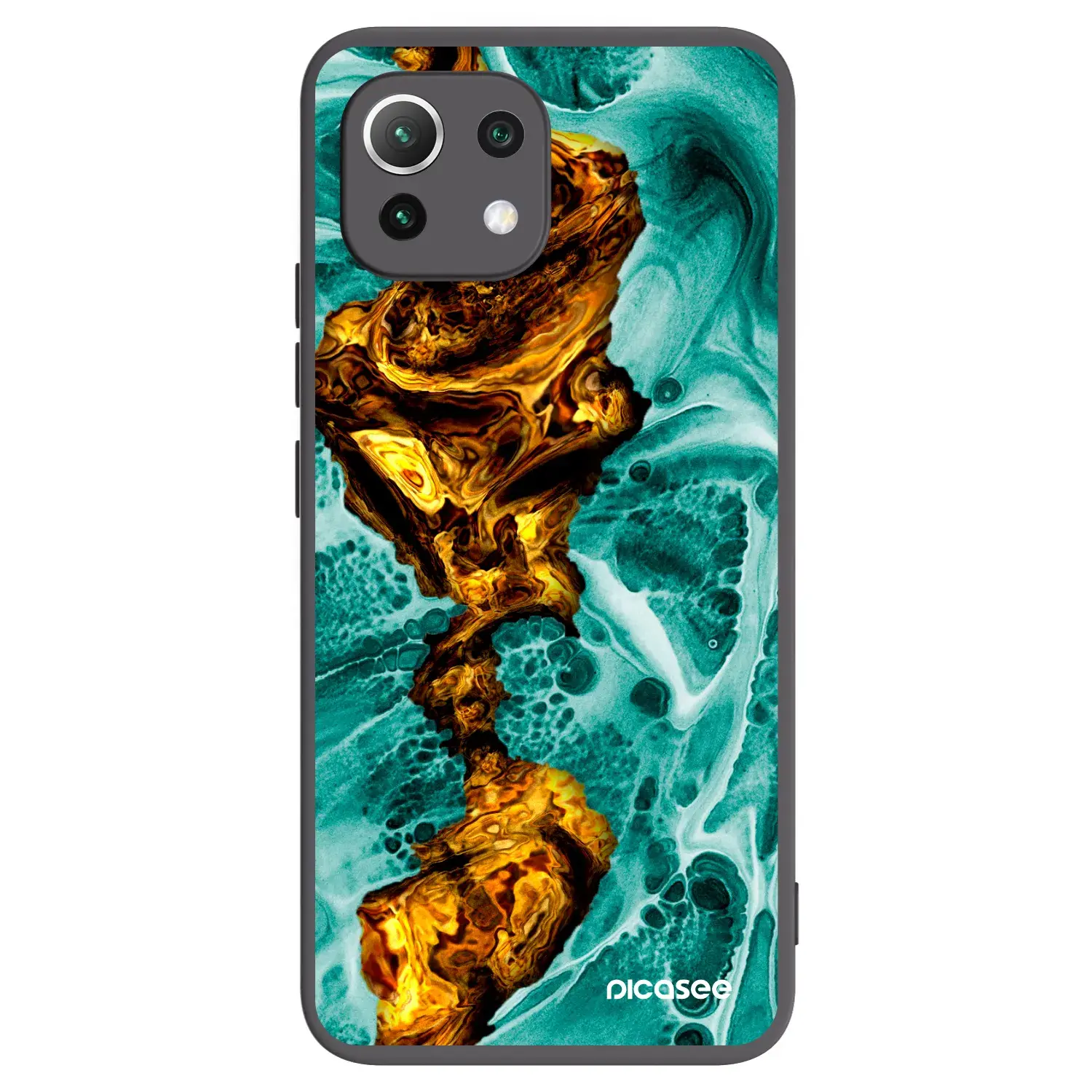 Silikonový černý obal pro Xiaomi 11 Lite 5G NE - Goldsky