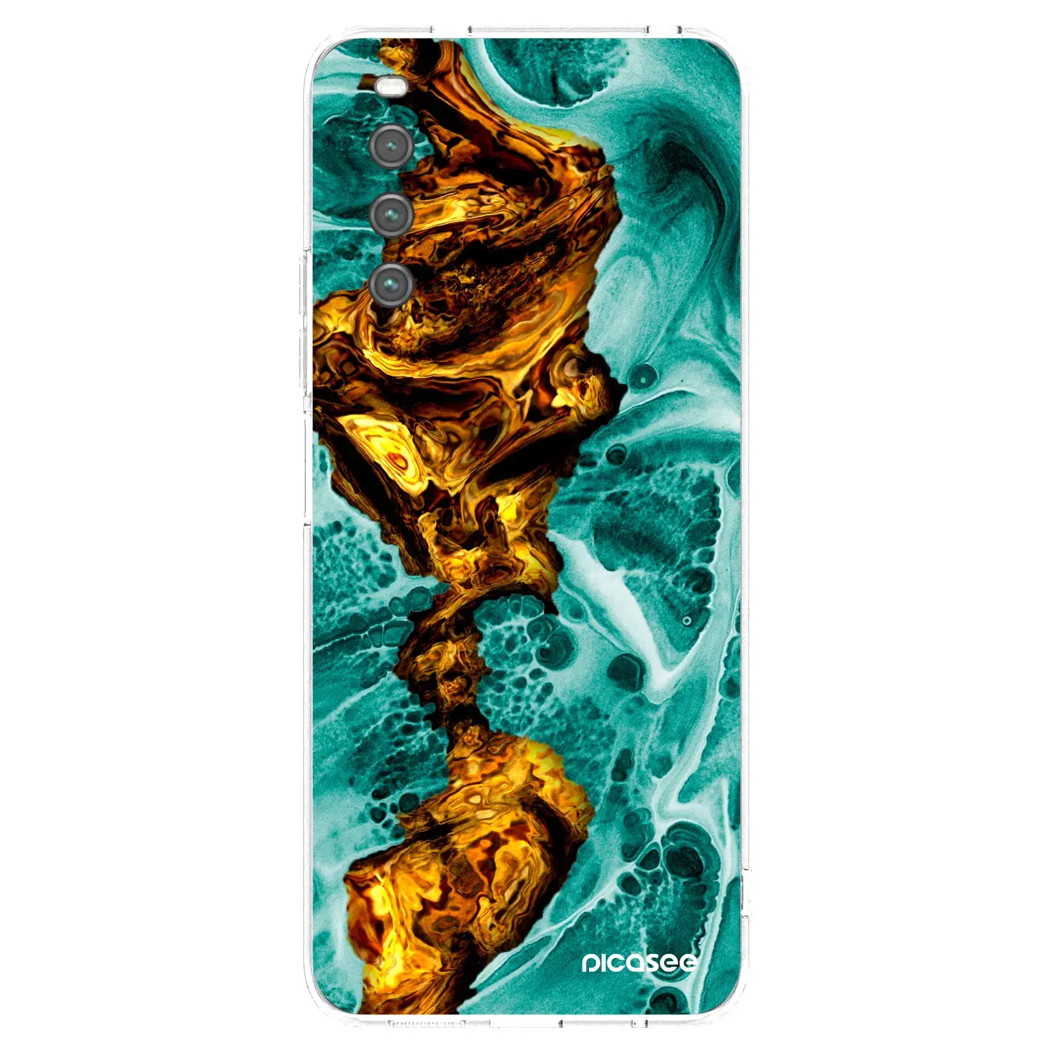 Silikonový průhledný obal pro Sony Xperia 10 IV 5G - Goldsky