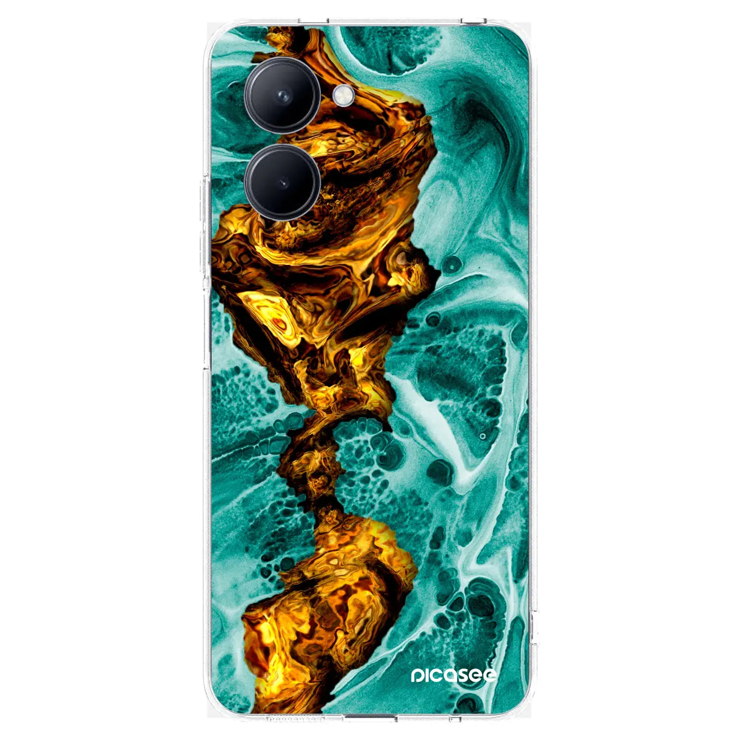 Silikonový průhledný obal pro Realme C33 (2023) - Goldsky