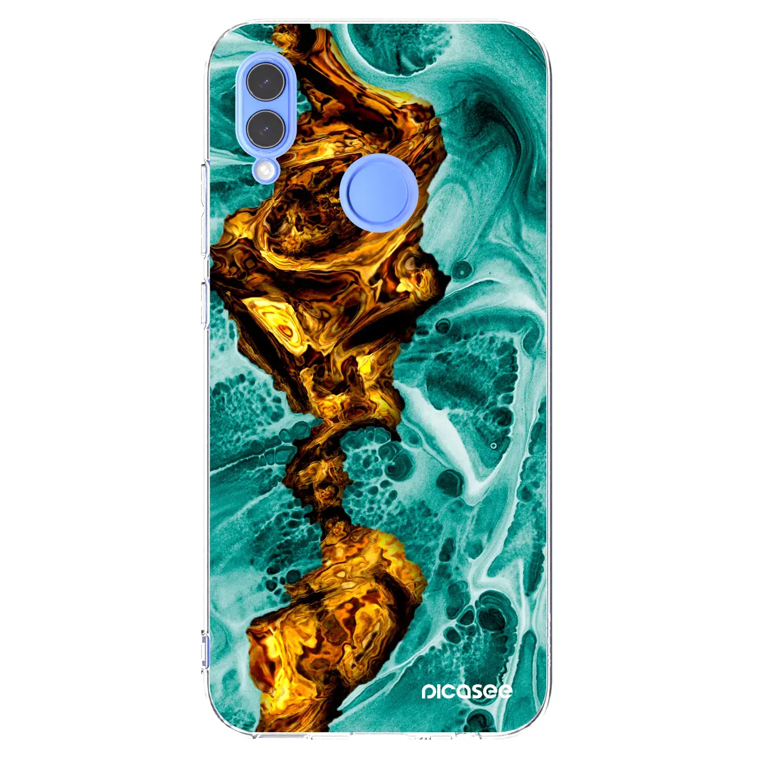 Silikonový průhledný obal pro Honor 10 Lite - Goldsky