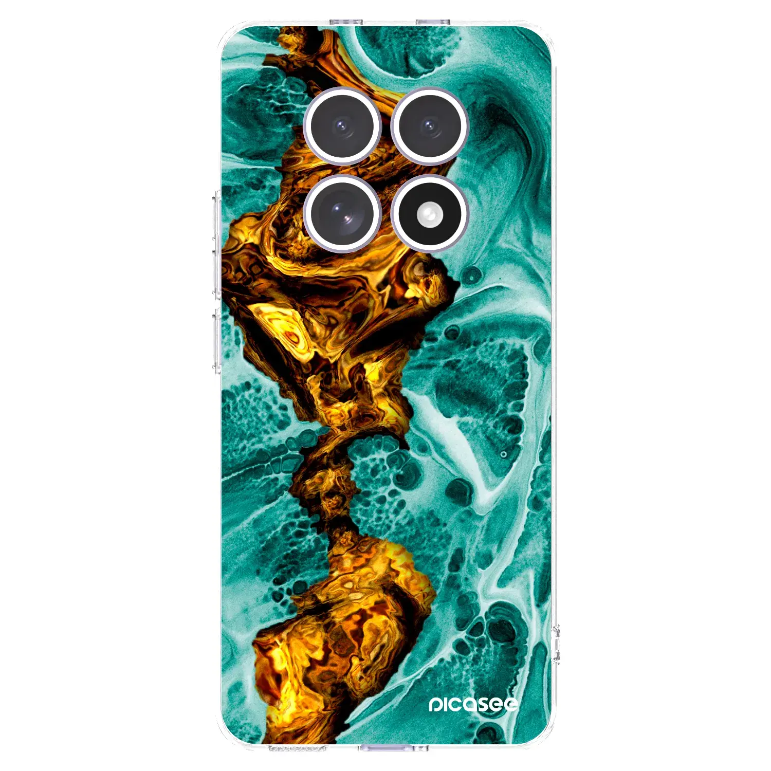 Silikonový průhledný obal pro Xiaomi Redmi Note 15 4G - Goldsky