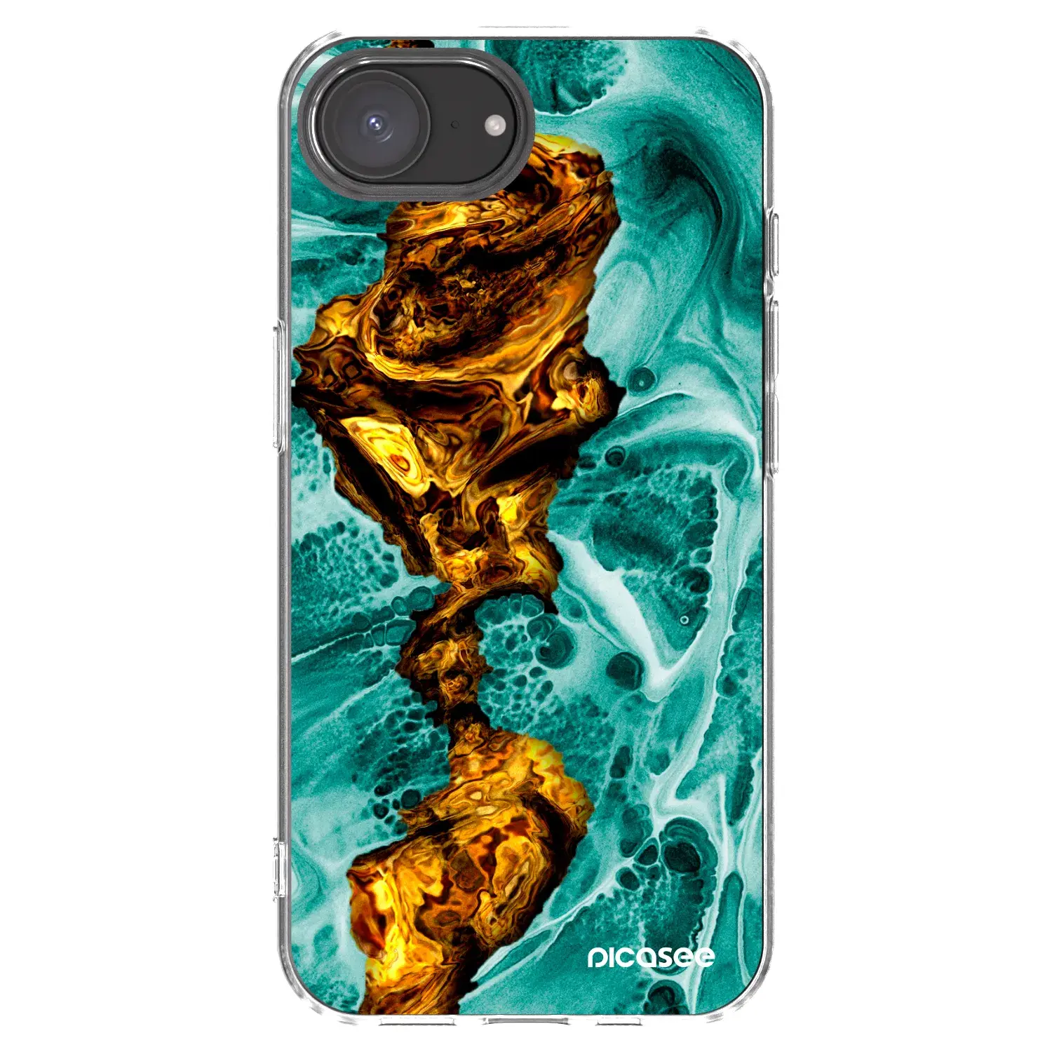 Silikonový průhledný obal pro Apple iPhone 17e - Goldsky