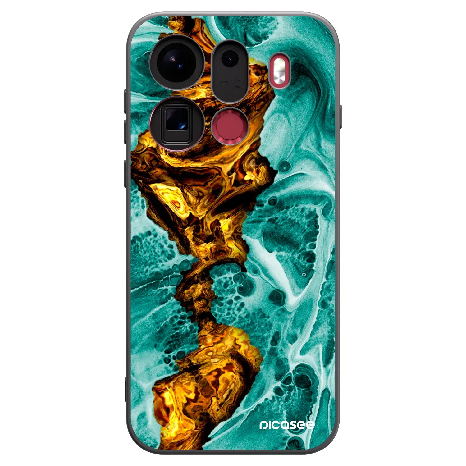 Silikonový černý obal pro OPPO Find X9 Pro - Goldsky