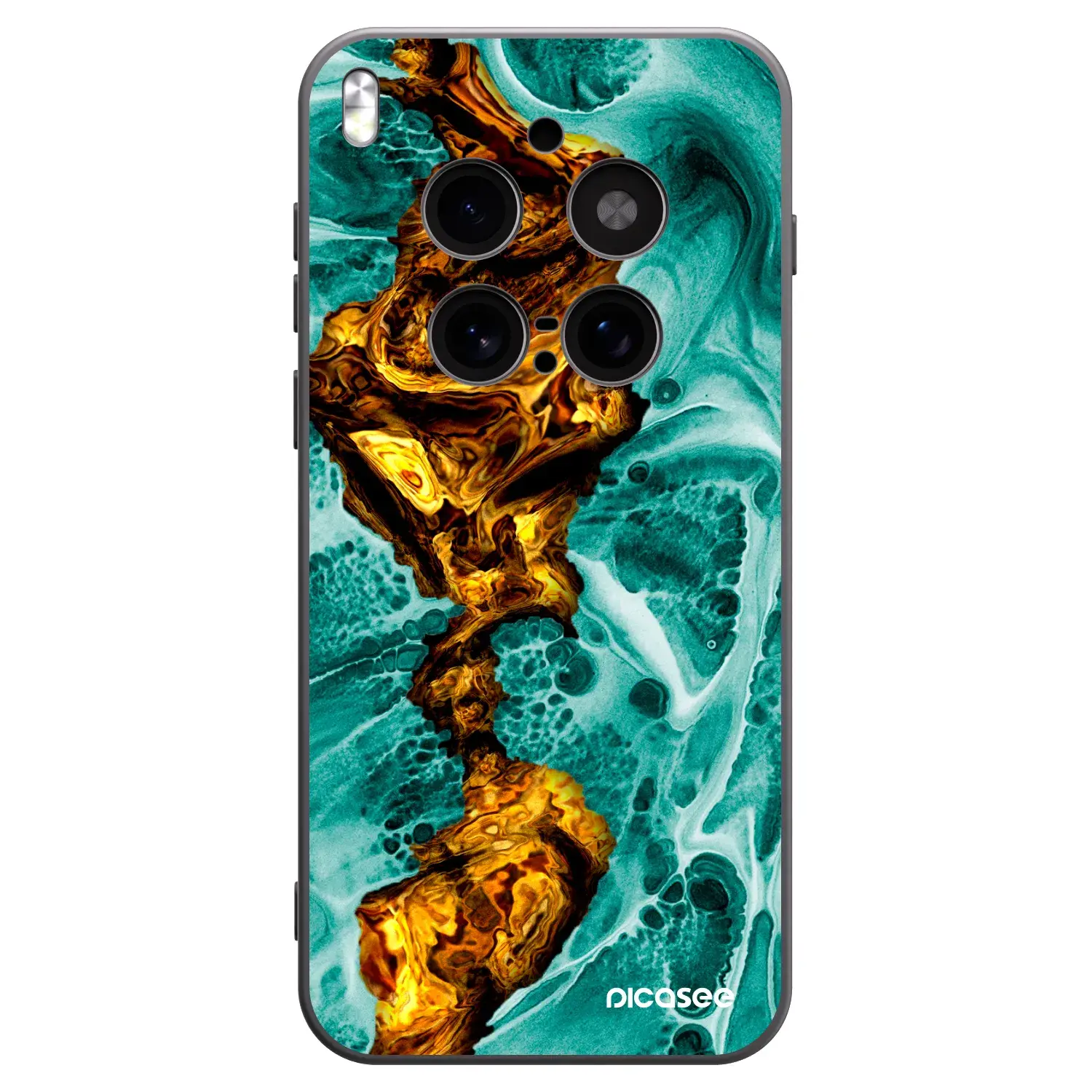 Silikonový černý obal pro Vivo X300 Pro - Goldsky
