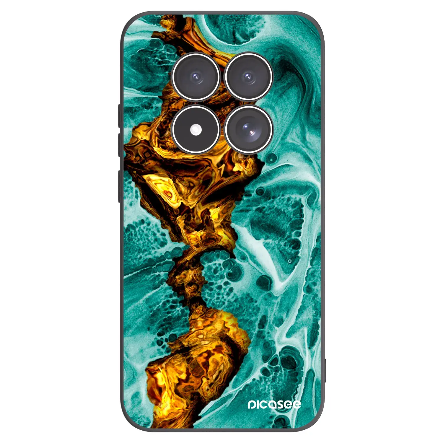 Silikonový černý obal pro Xiaomi Redmi Note 15 Pro 5G - Goldsky