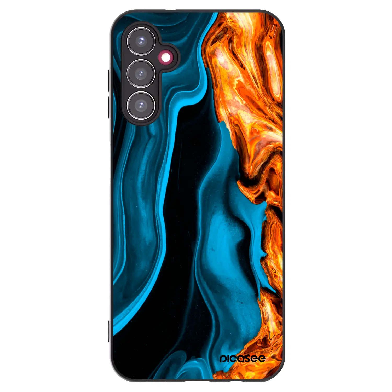 Silikonový černý obal pro Samsung Galaxy A14 5G A146P - Gold blue