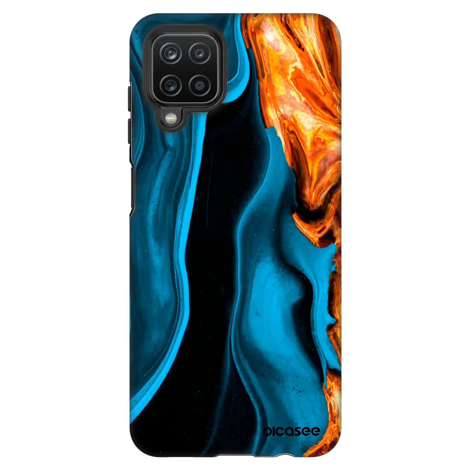 Fashion Case pro Samsung Galaxy A12 A125F - Gold blue