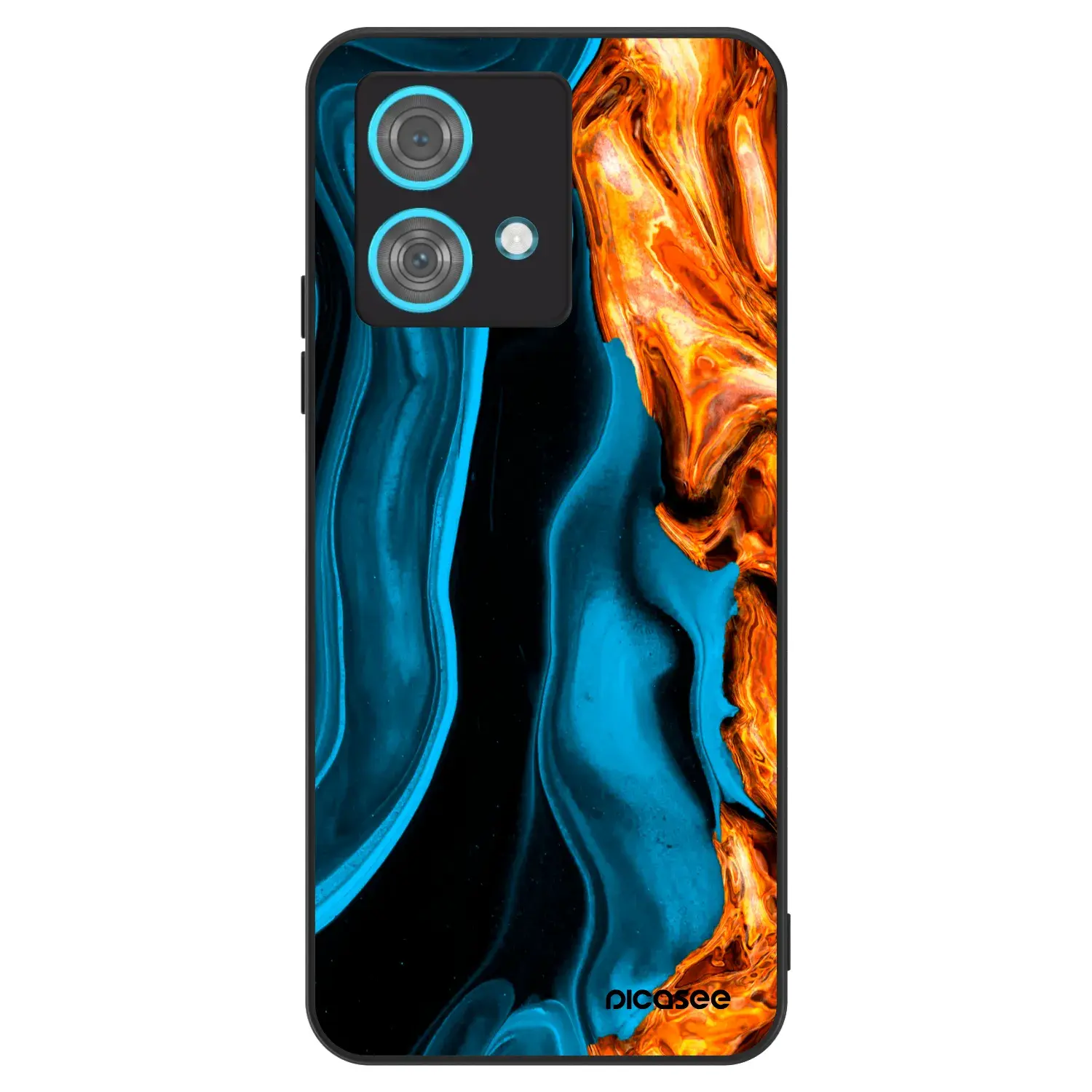 ULTIMATE CASE pro Motorola Edge 40 Neo - Gold blue