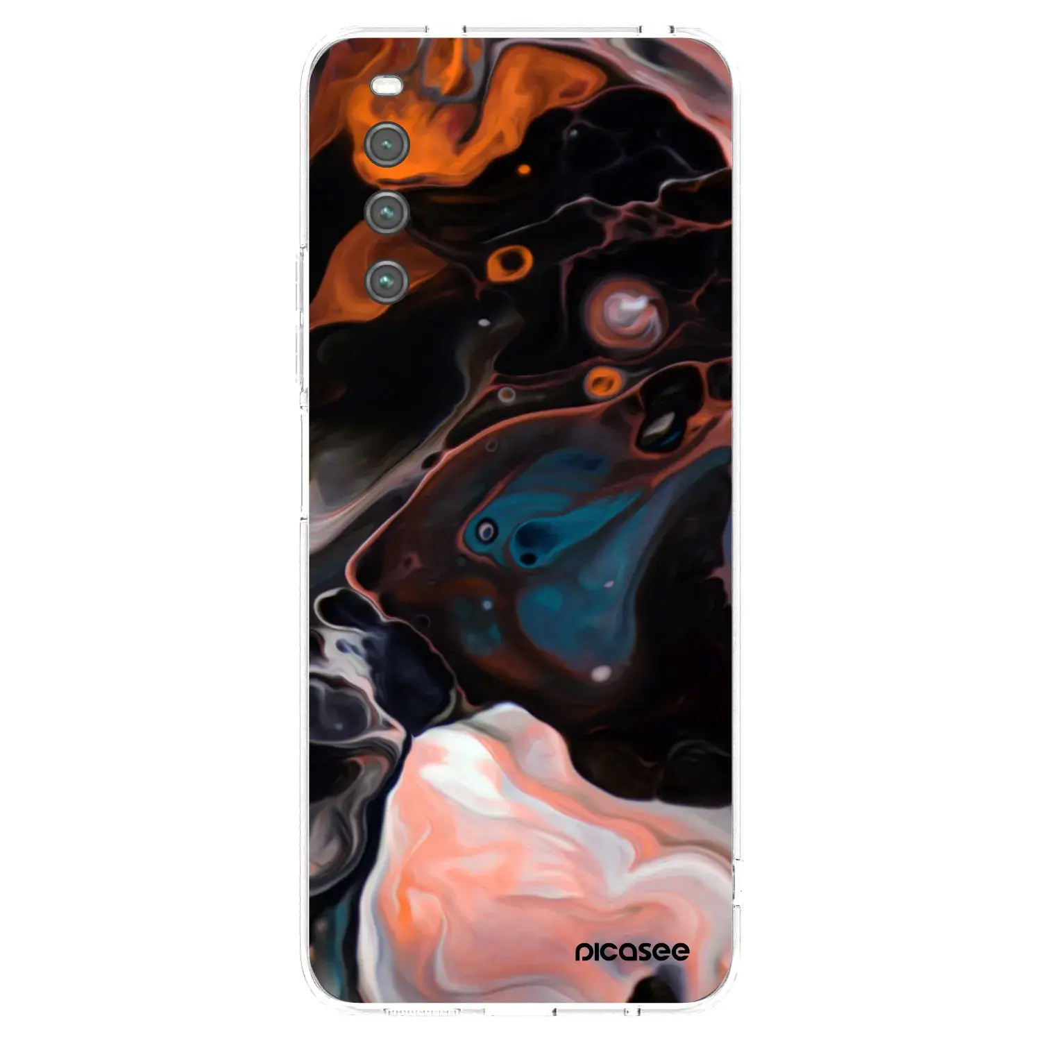 Silikonový průhledný obal pro Sony Xperia 10 IV 5G - Cream