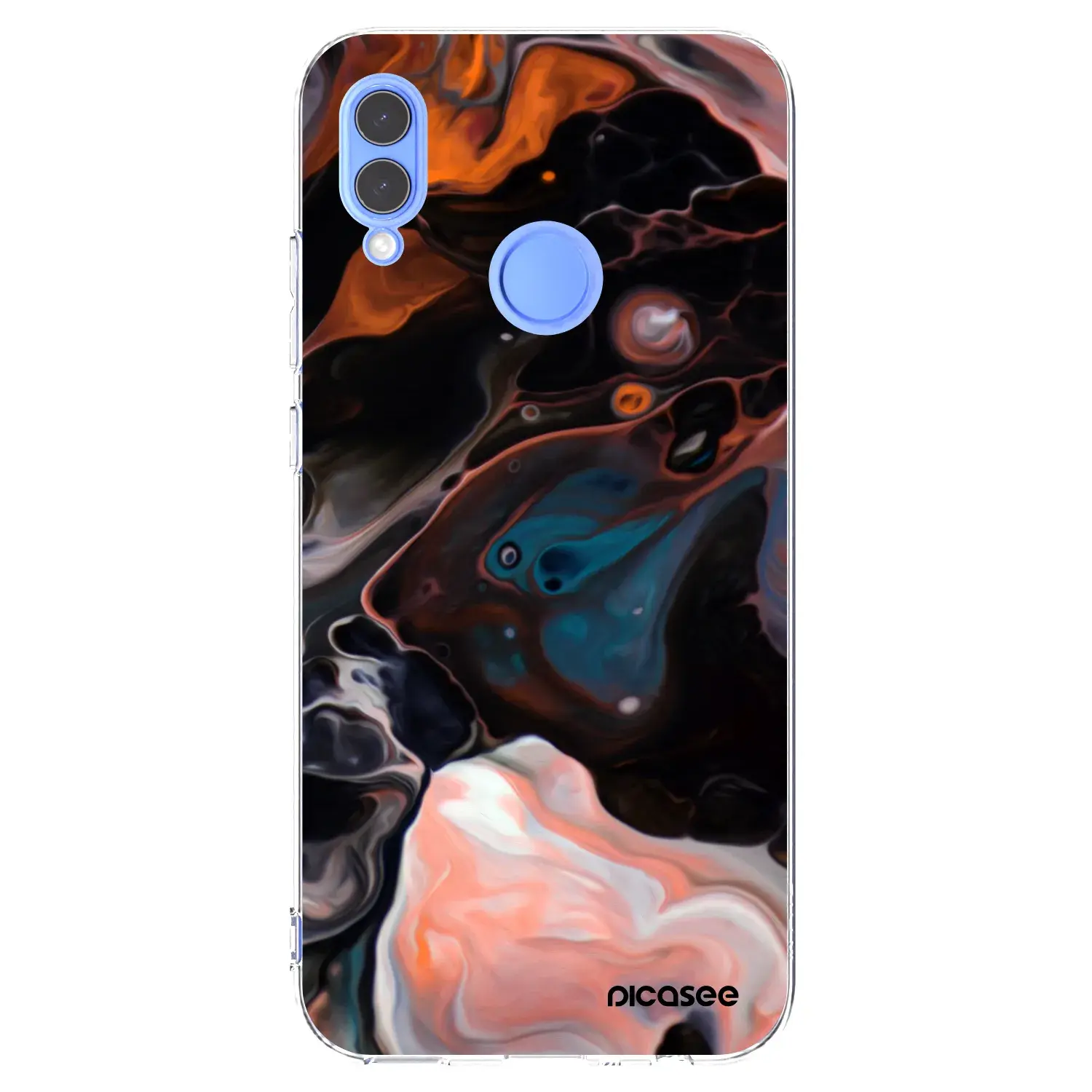 Silikonový průhledný obal pro Honor 10 Lite - Cream