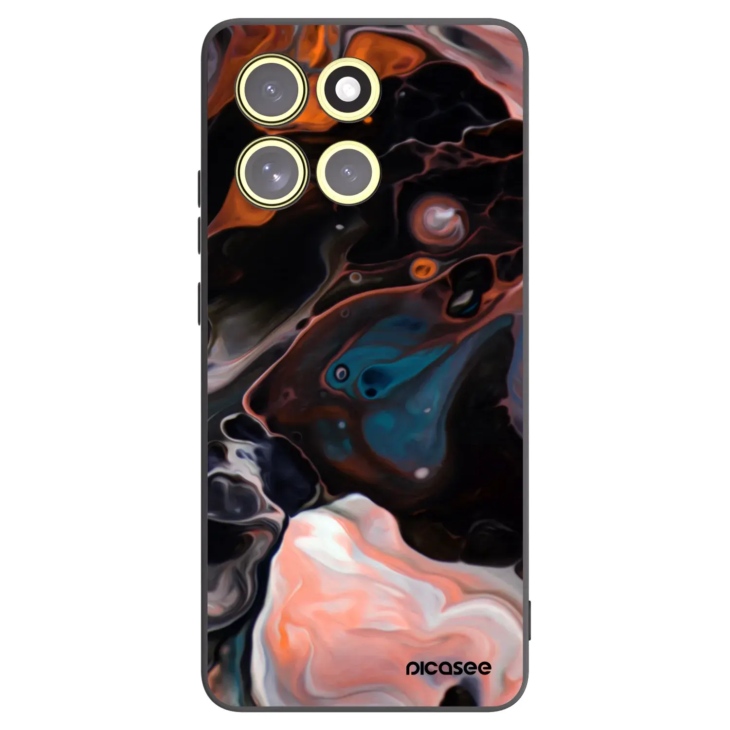 Silikonový černý obal pro Motorola Moto G86 Power 5G - Cream