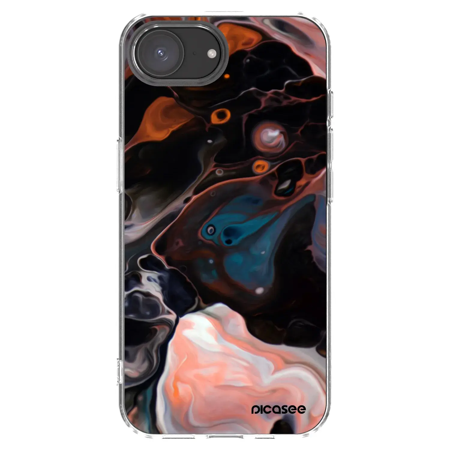 Silikonový průhledný obal pro Apple iPhone 17e - Cream
