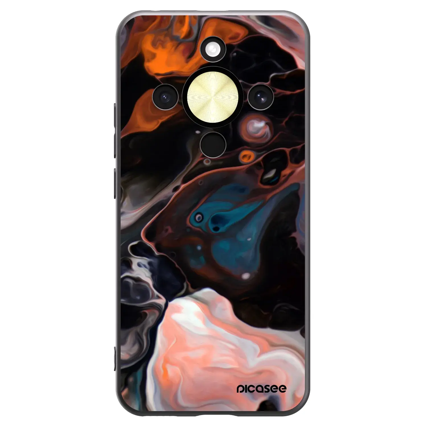 Silikonový černý obal pro Honor Magic8 Lite 5G - Cream