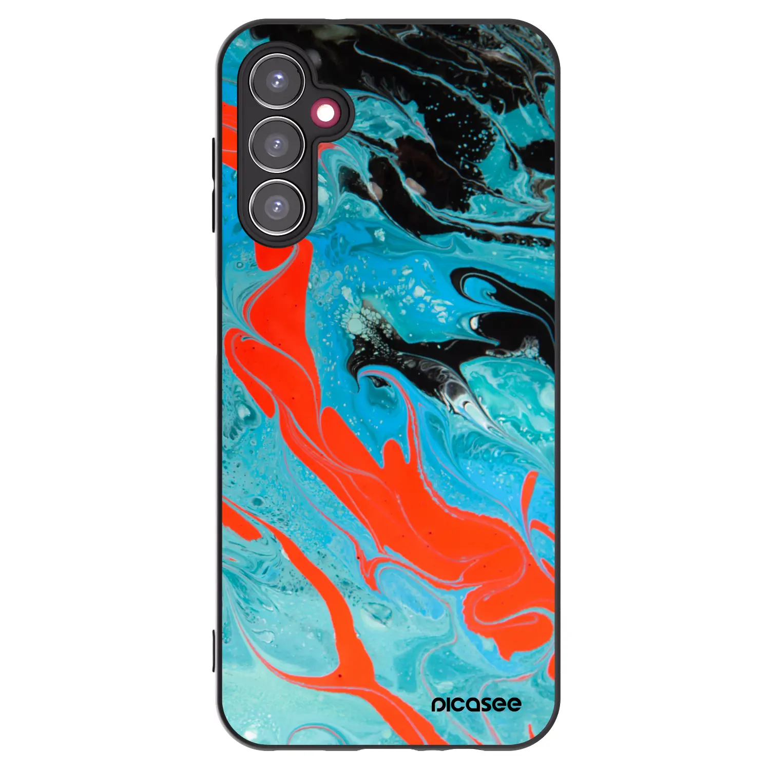 Silikonový černý obal pro Samsung Galaxy A14 5G A146P - Blue Magma
