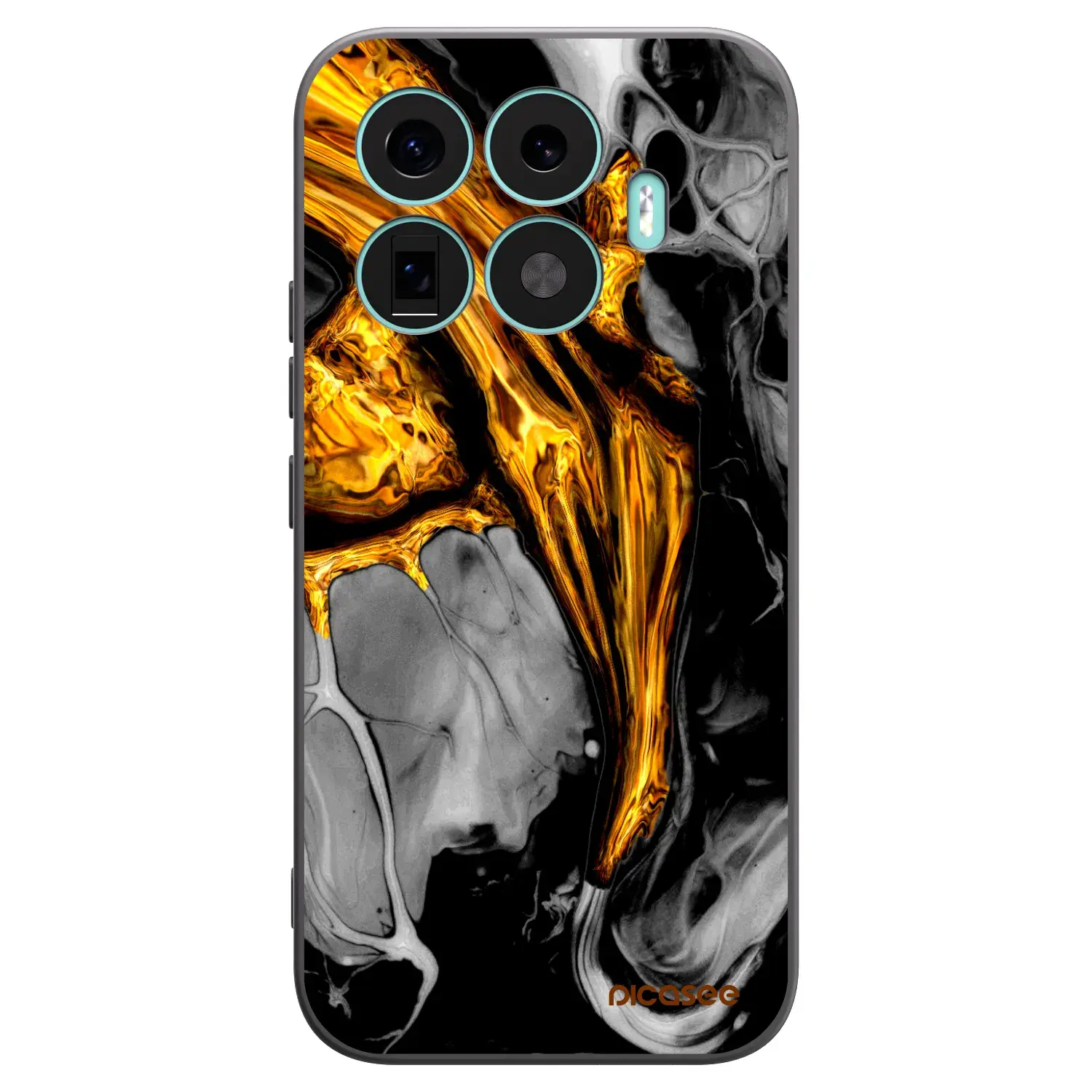 Silikonový černý obal pro Xiaomi 17T - Black Gold
